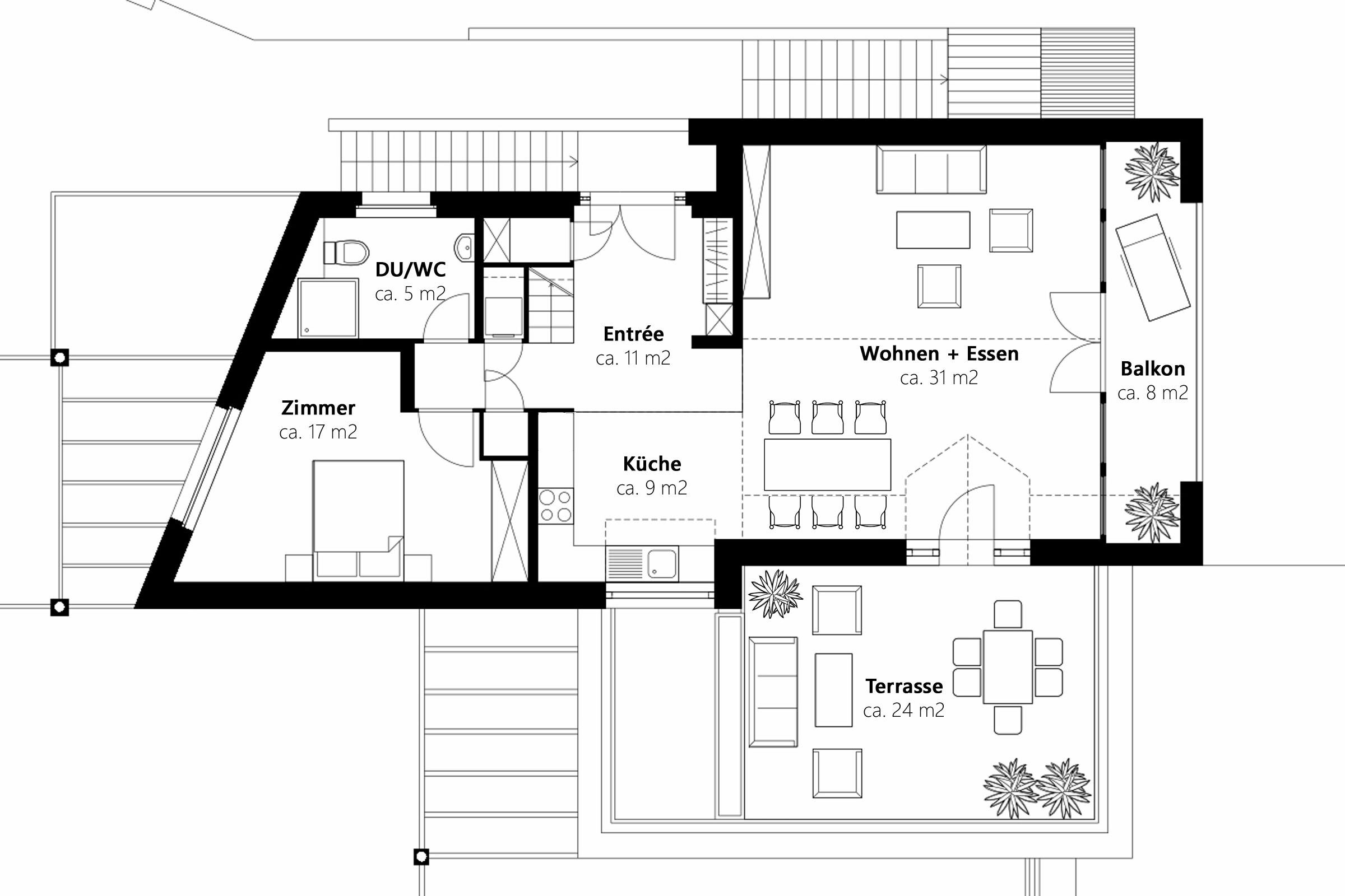 Plan Attikageschoss Plan Attikageschoss