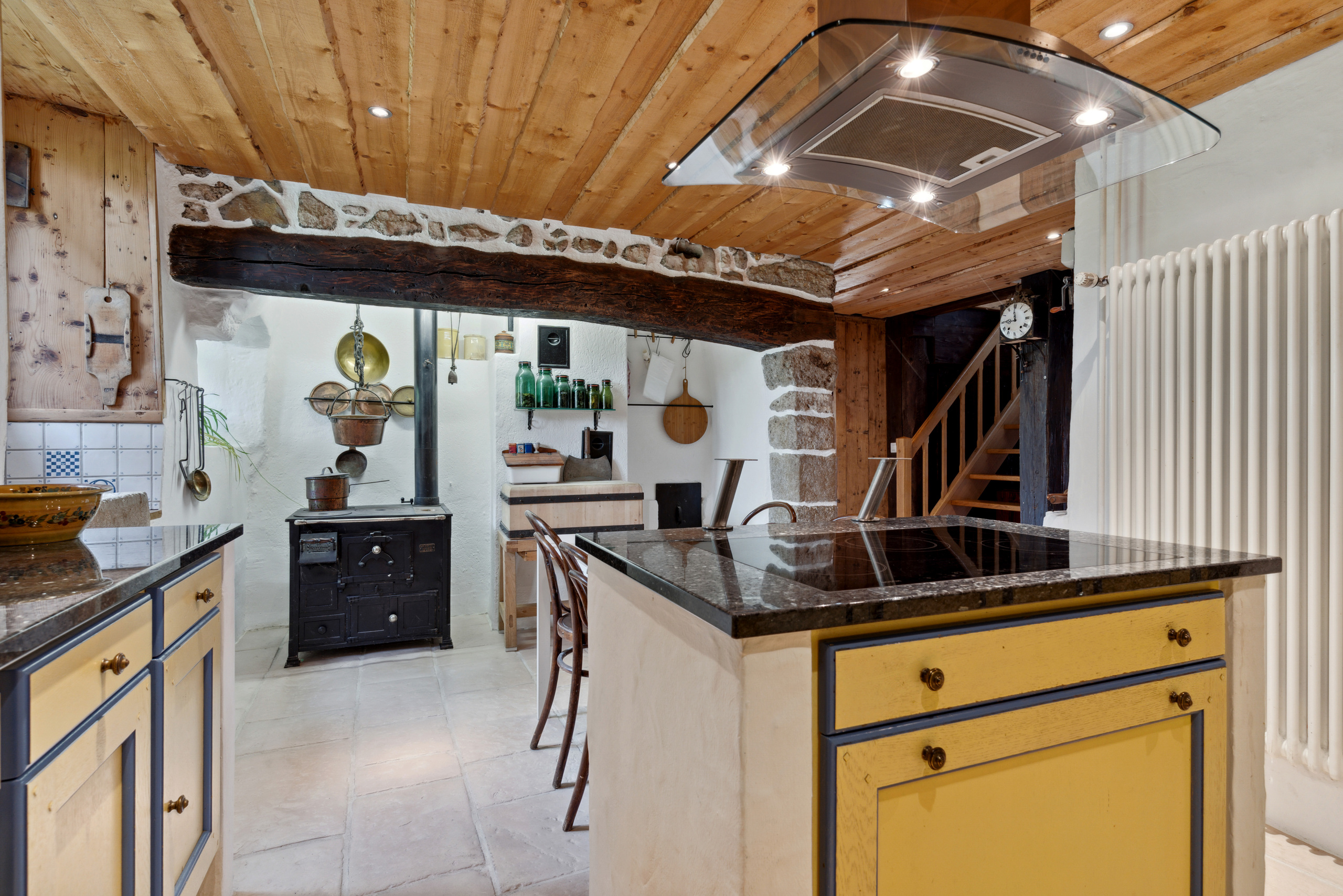 Cuisine habitable avec ilot