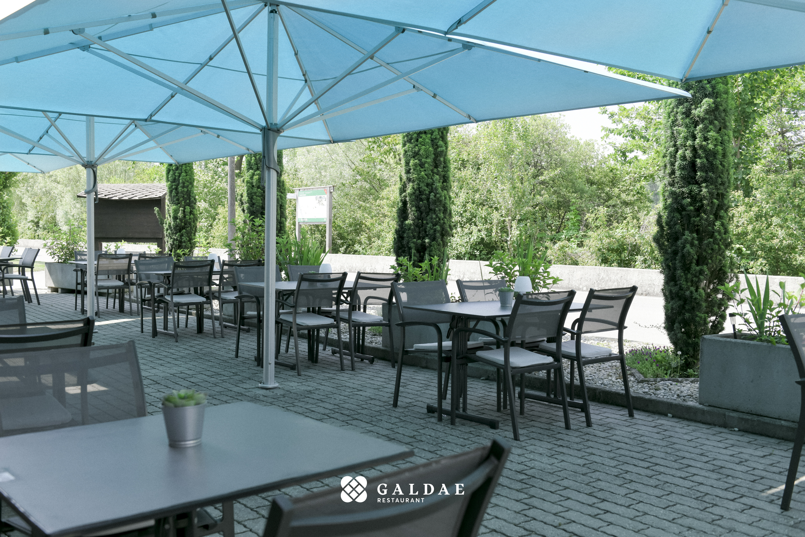 La terrasse du restaurant