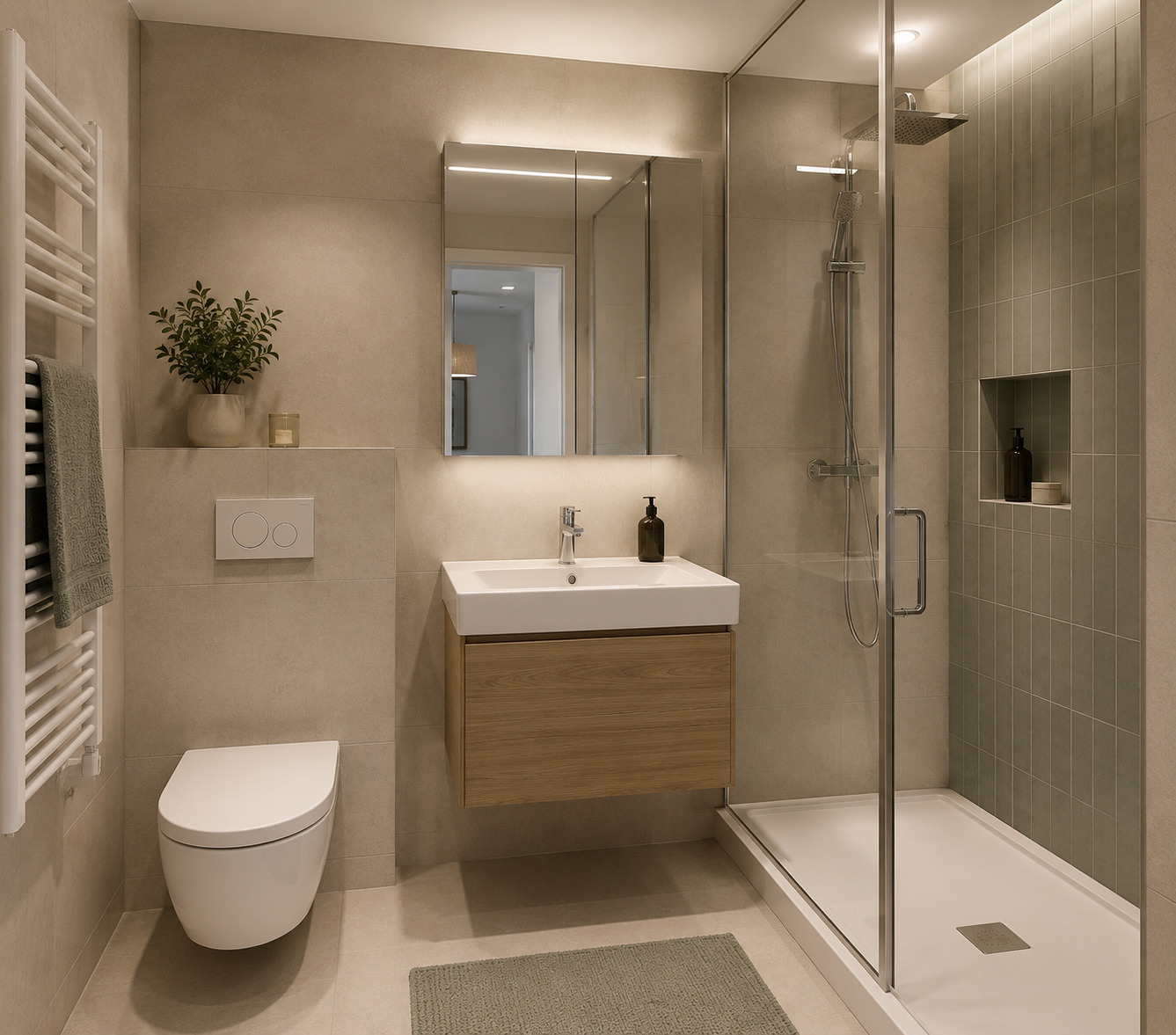 Salle d'eau (2 salles d'eau mau total)