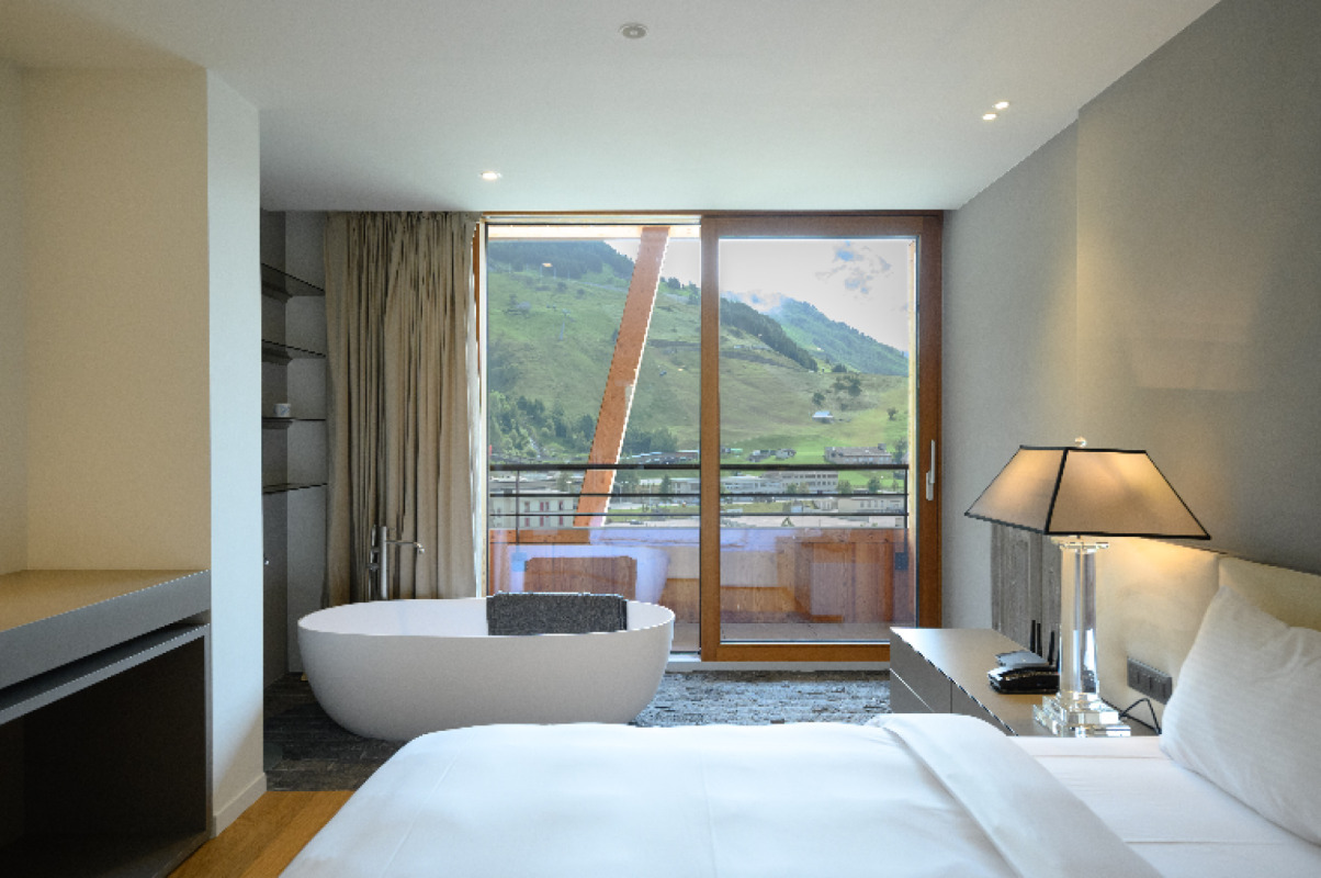 Schlafzimmer mit Badewanne Schlafzimmer mit Badewanne