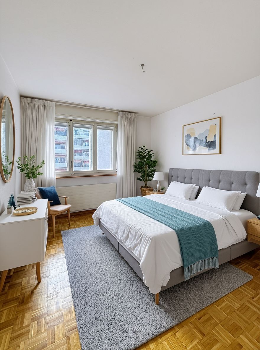 Chambre à coucher - idée aménagement (homestaging)