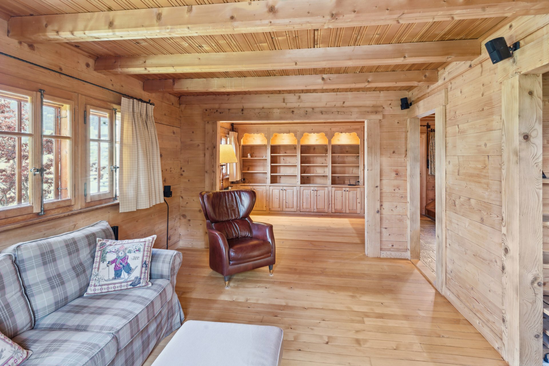 Living room & Library