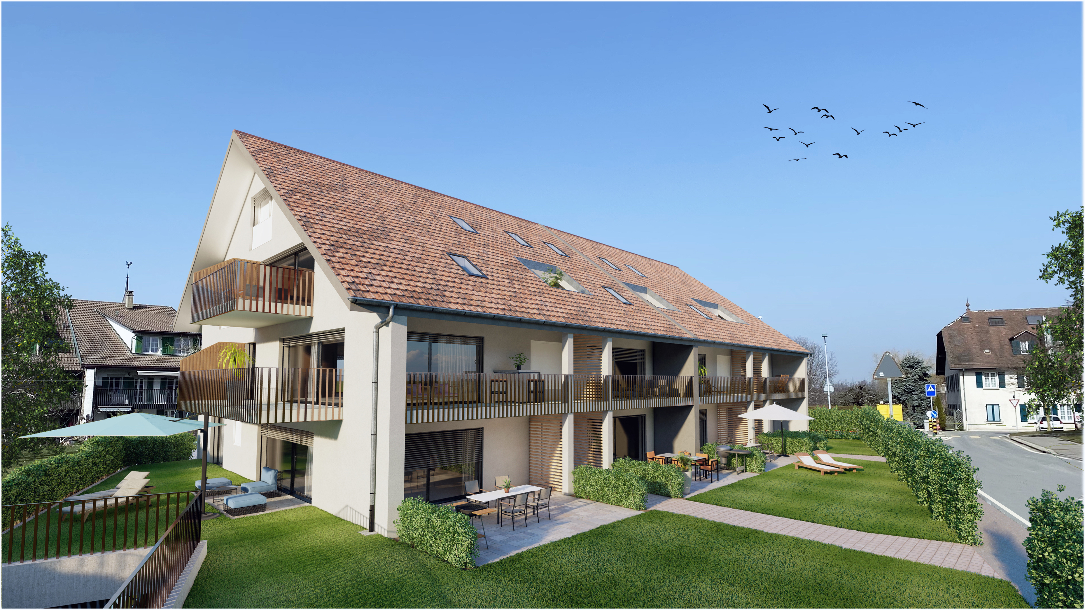 Projet immobilier à Romanel, appartements à vendre