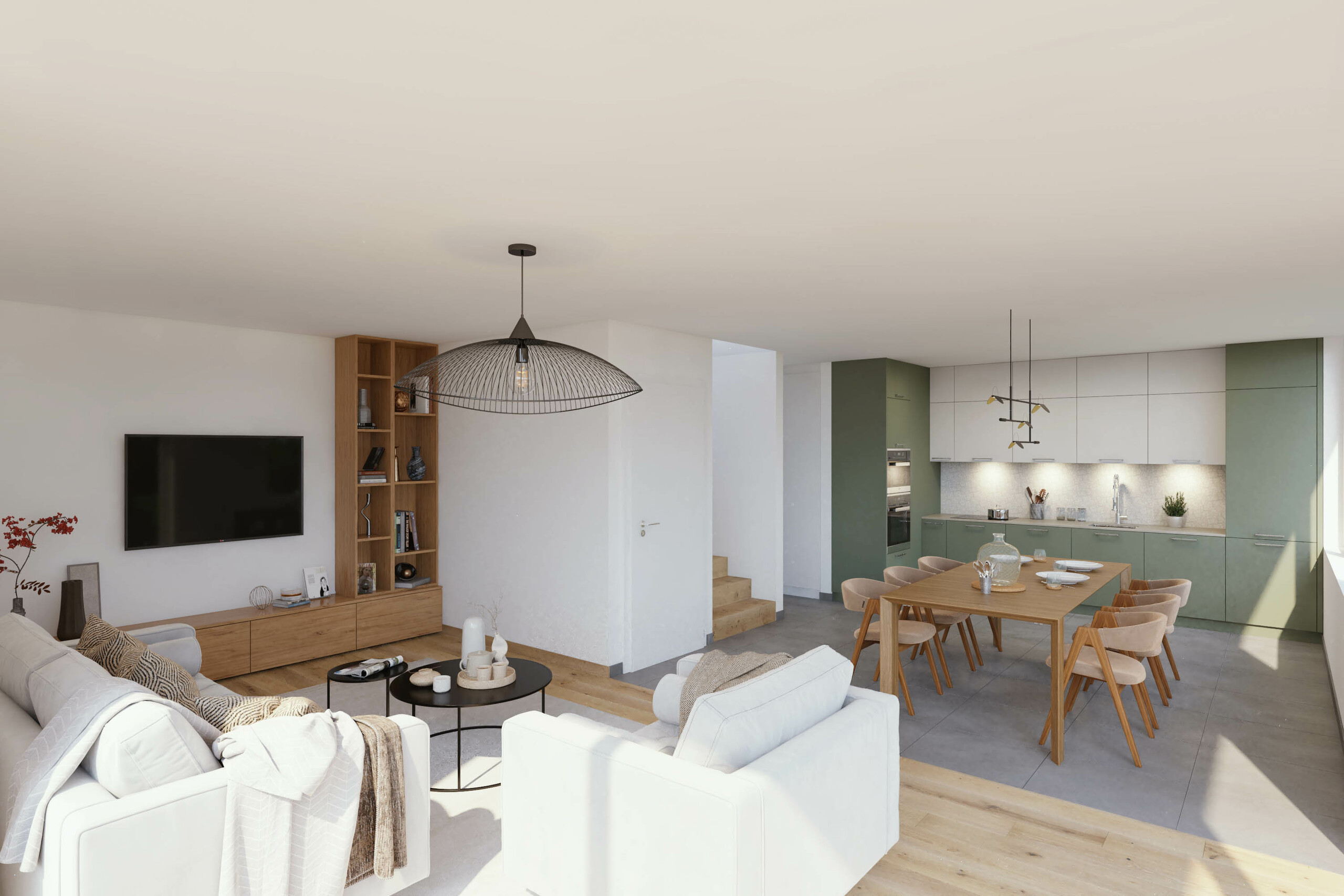 Villa type B - pièce de vie