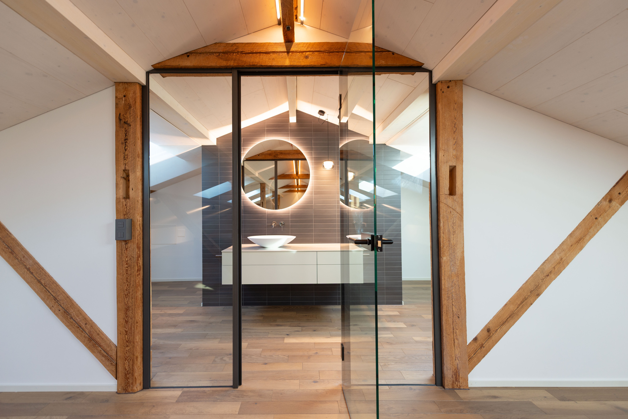 Loft im Dachgeschoss