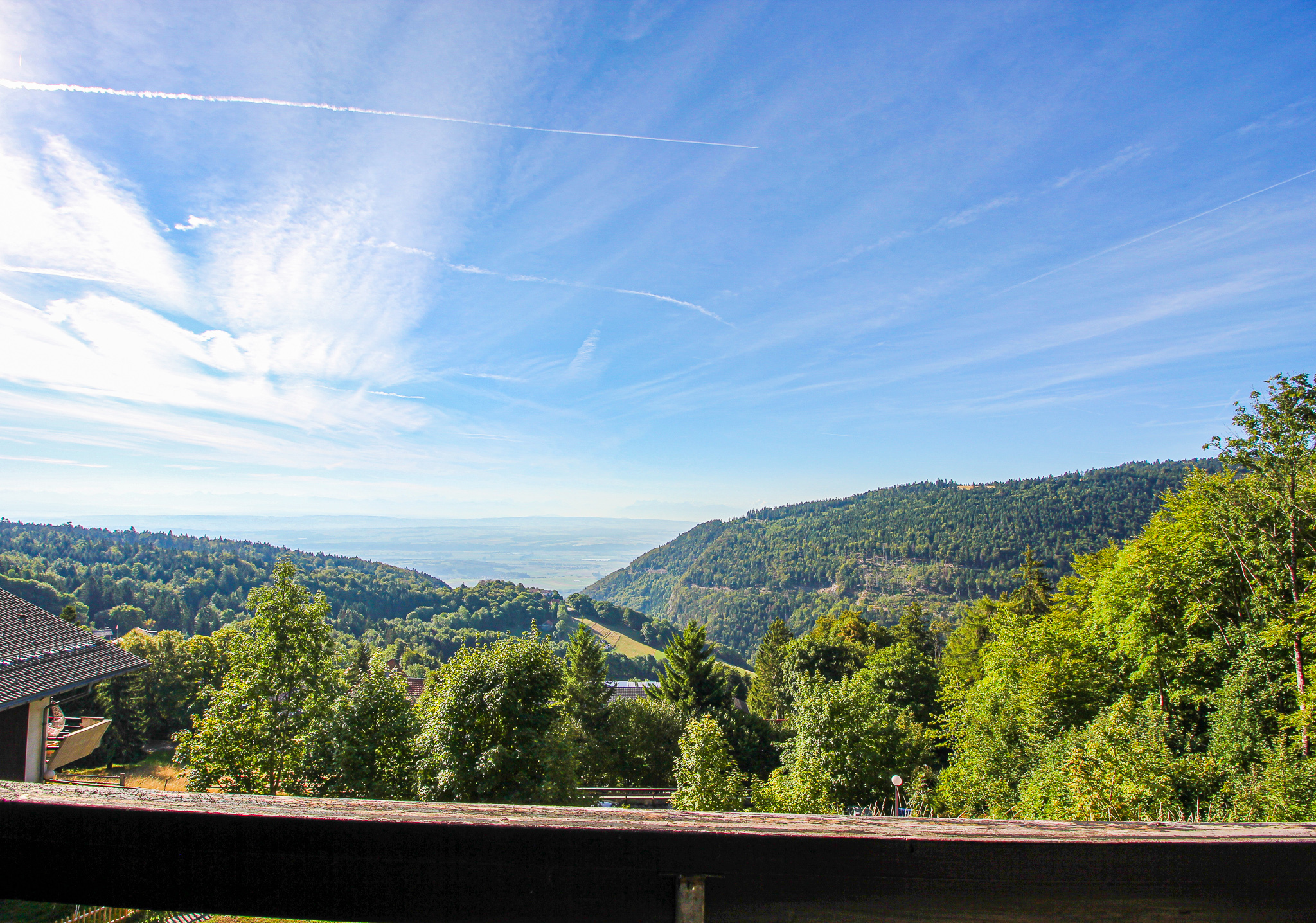Vue Sud depuis le balcon