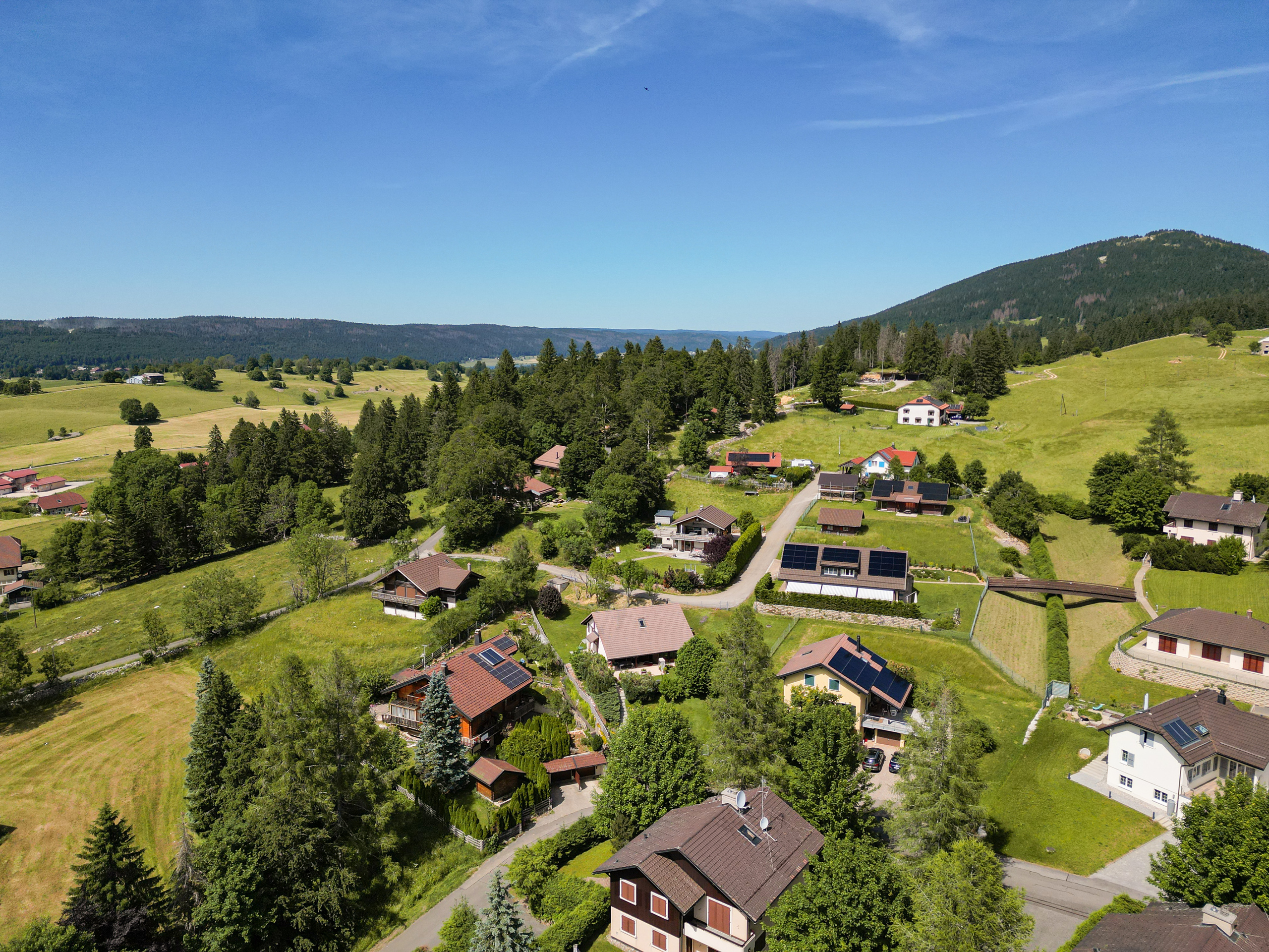 Vue aérienne capturée par drone