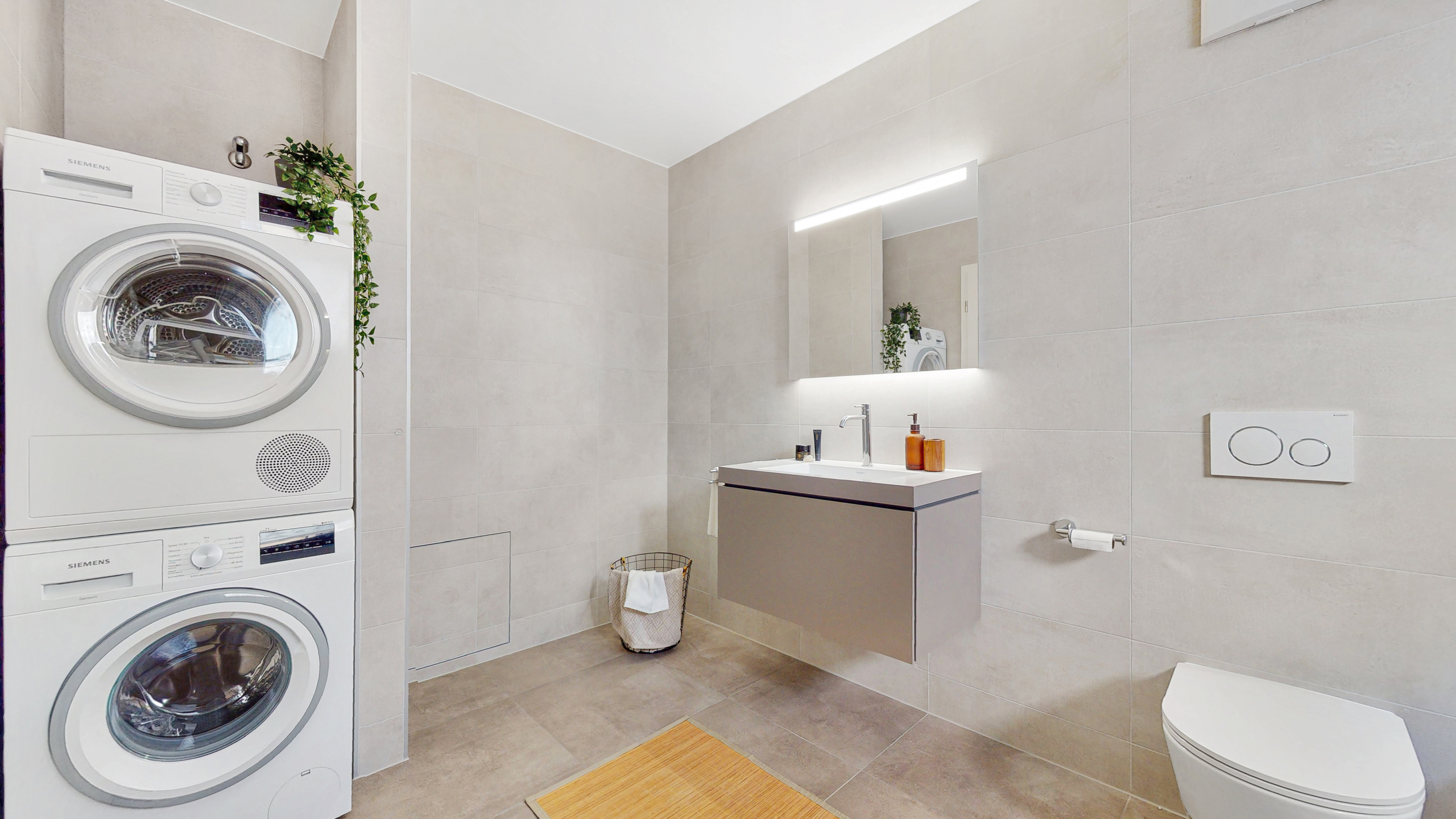 Private Waschküche im 1. Stock