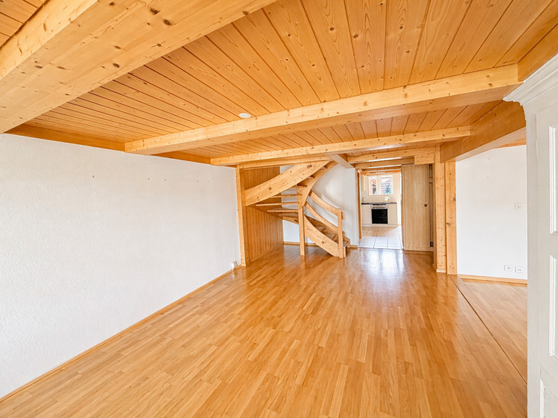 Treppe ins Dachgeschoss