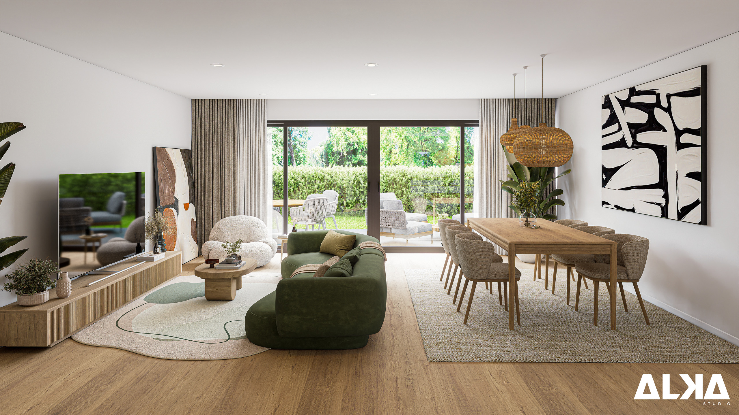 Image virtuelle, les finitions sont au choix des preneurs selon les budgets alloués