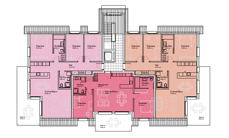 Plan d'étage type