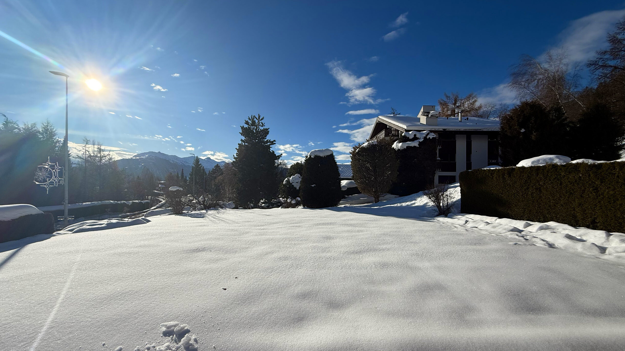 Vue depuis la terrasse - Ouest
