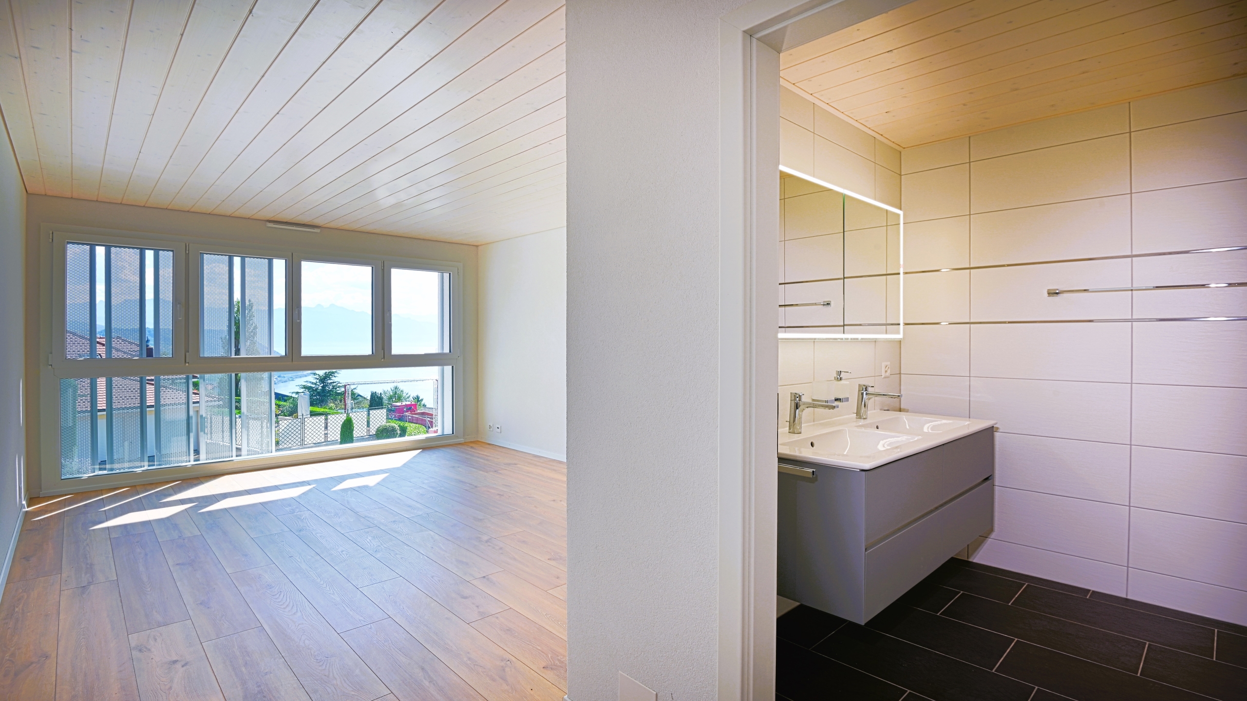 Précédente réalisation - Chambre/salle de bain- non contractuel Précédente réalisation - Chambre/salle de bain- non contractuel