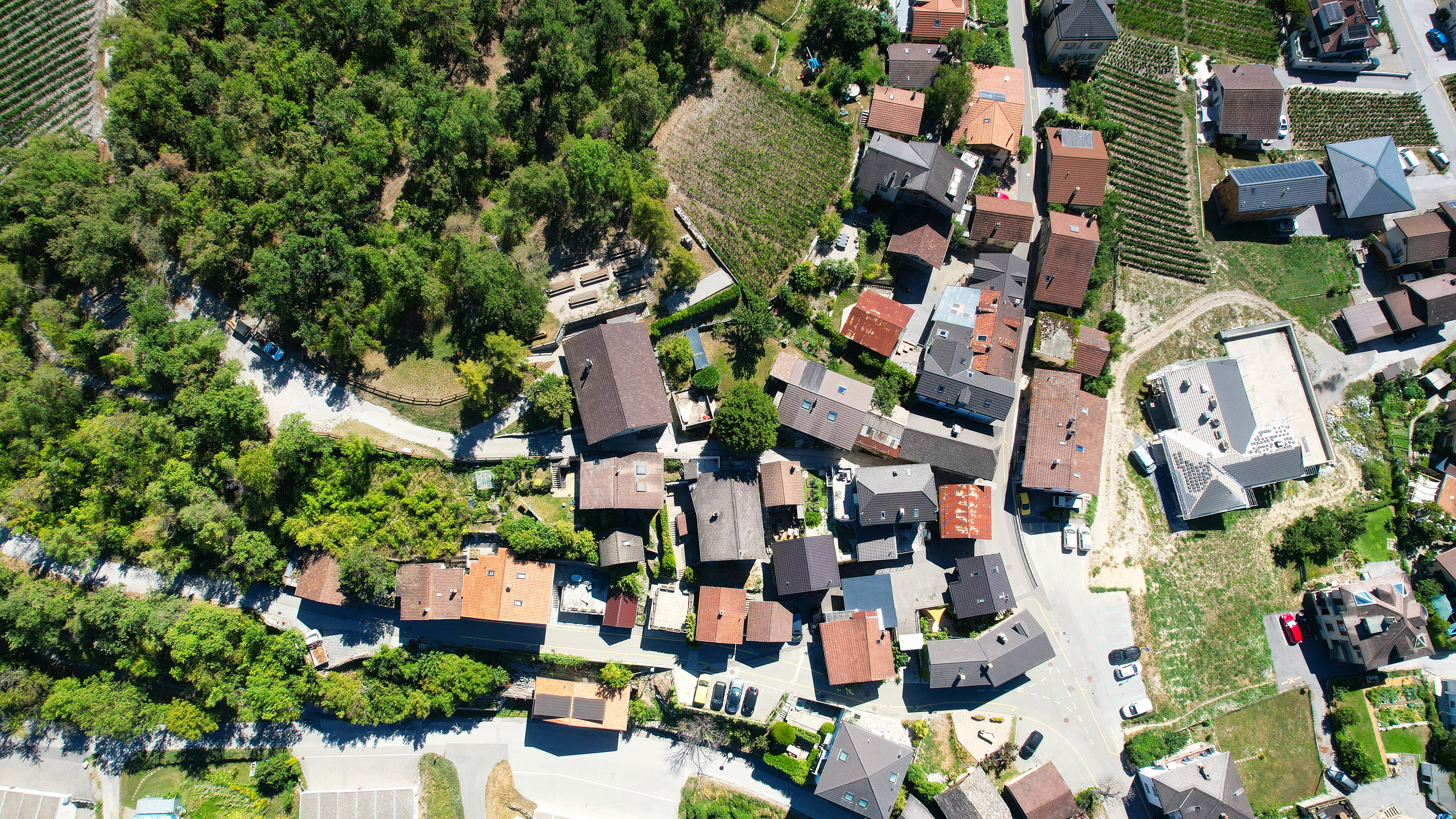 Maison villageoise - Vue drone Maison villageoise - Vue drone