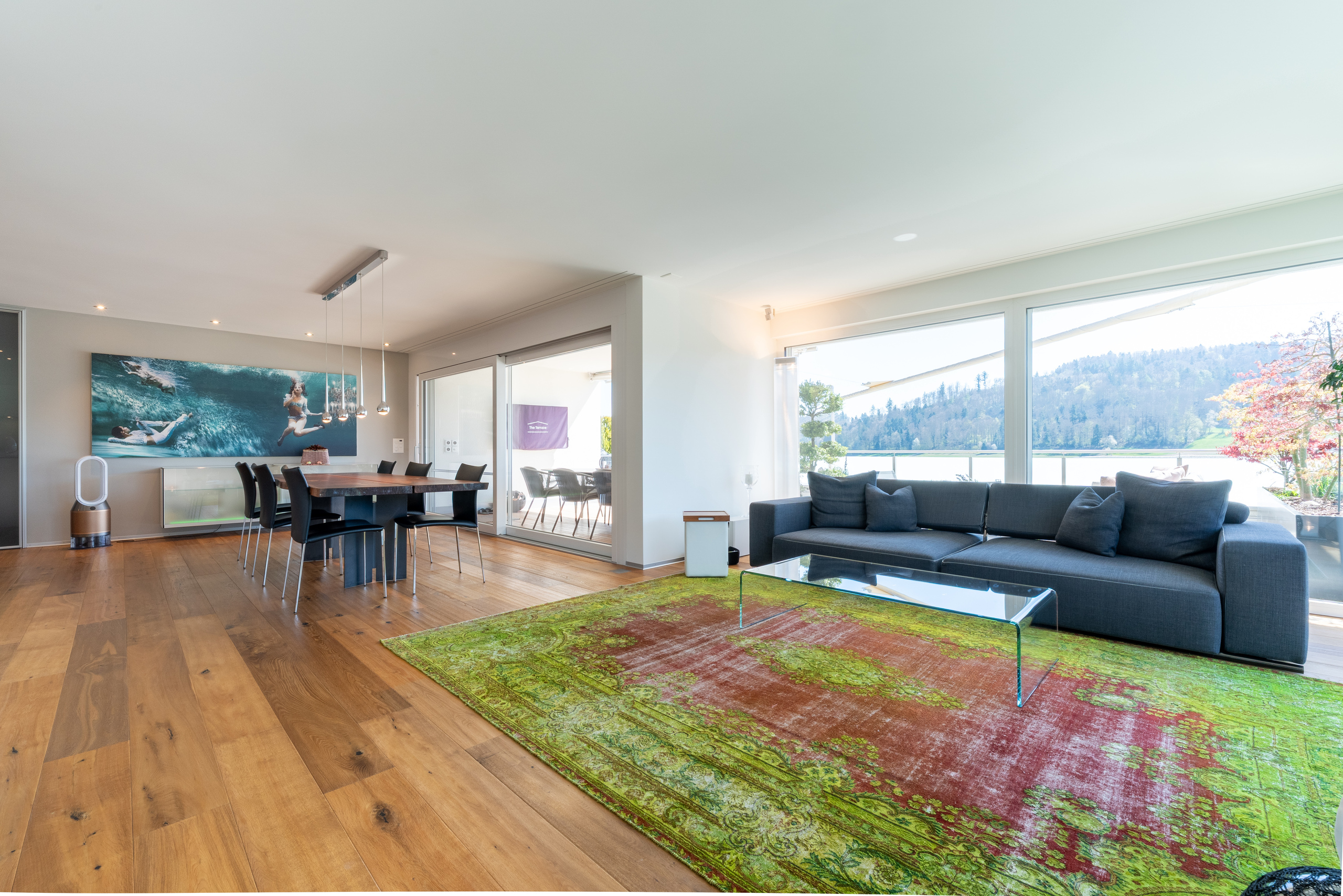 Wohnzimmer mit Essbereich 