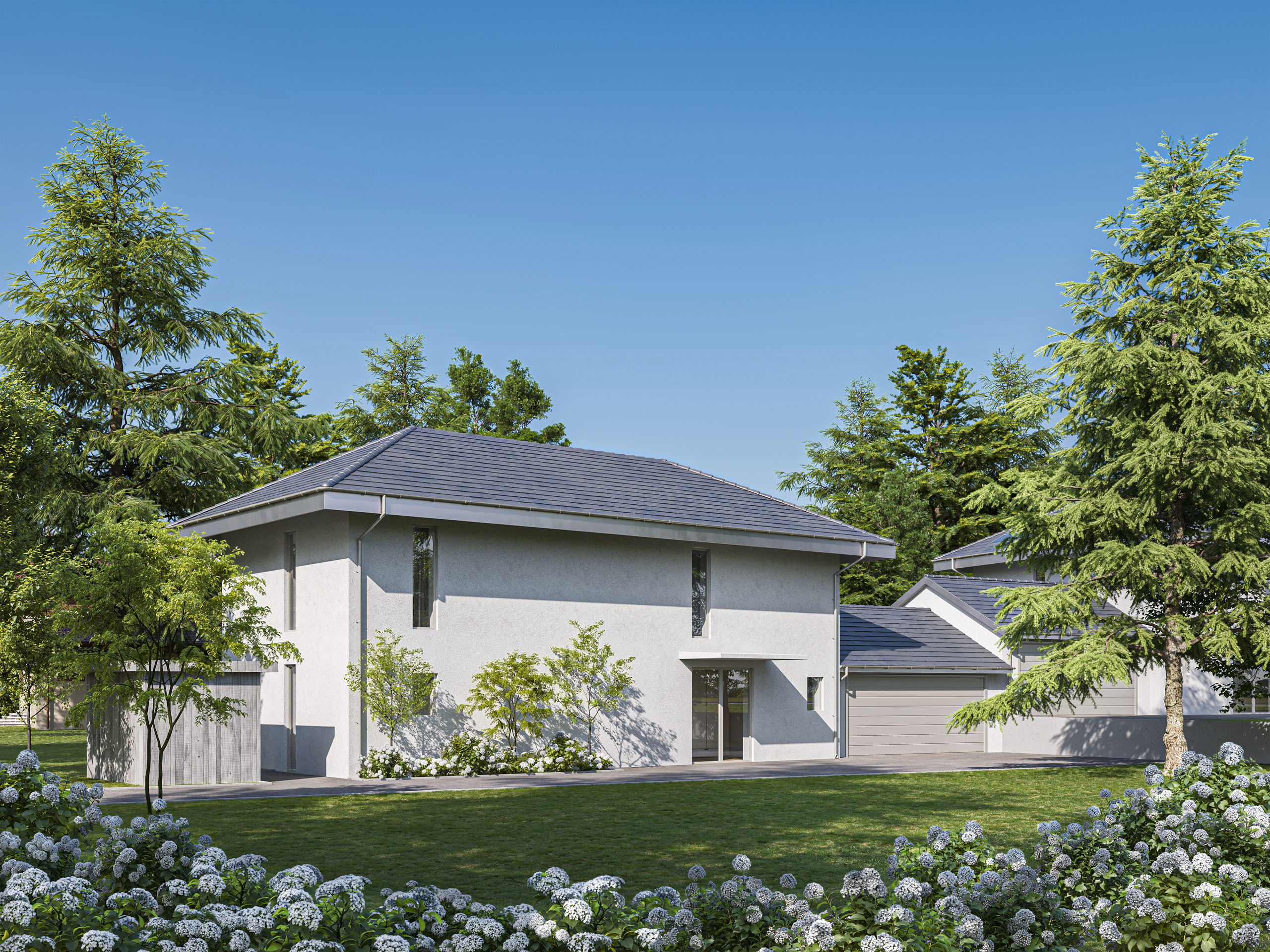 Separate entrance to villa Hortensia Bleu Separate entrance to villa Hortensia Bleu