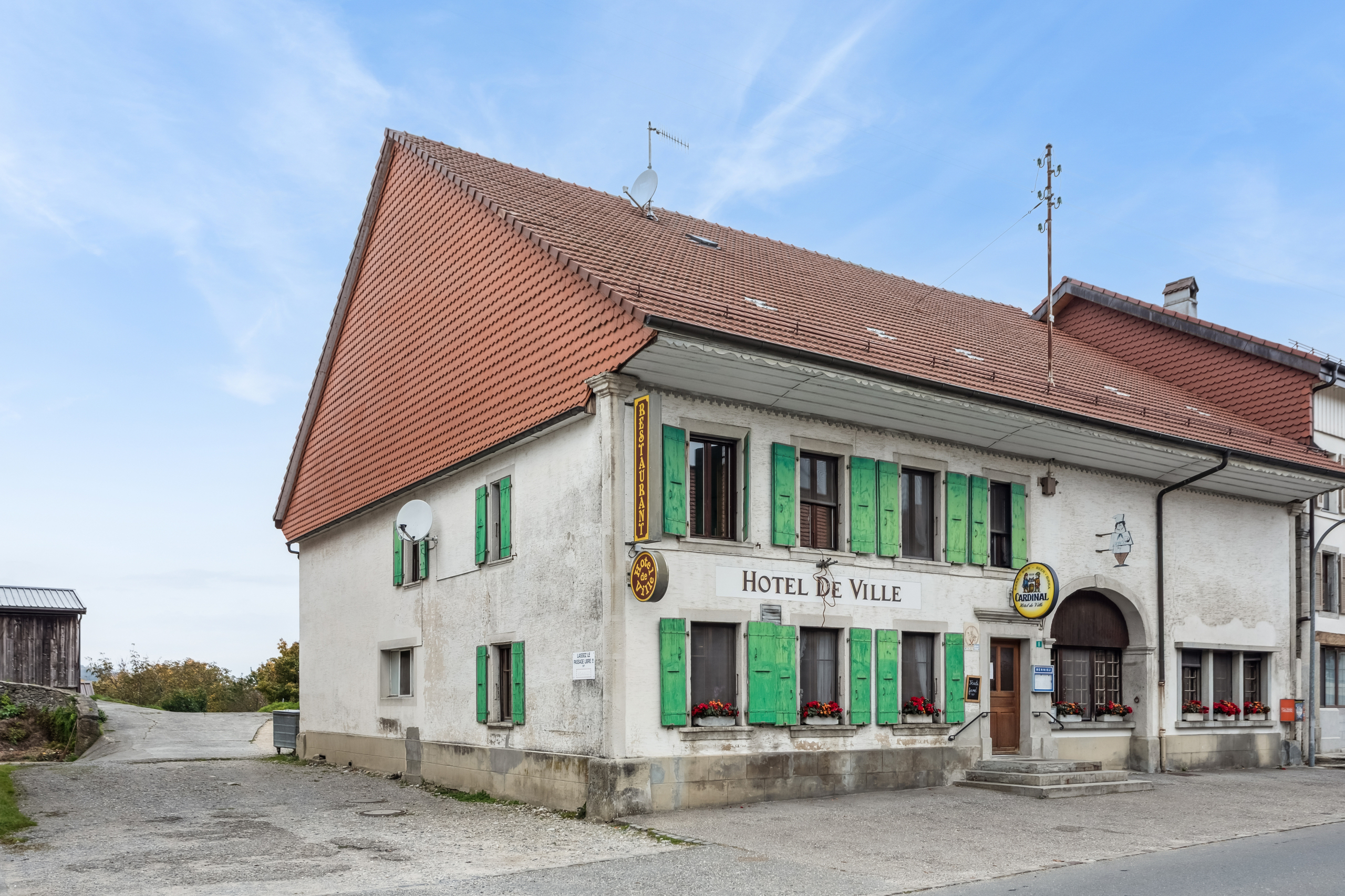 Vue extérieur depuis l'avant