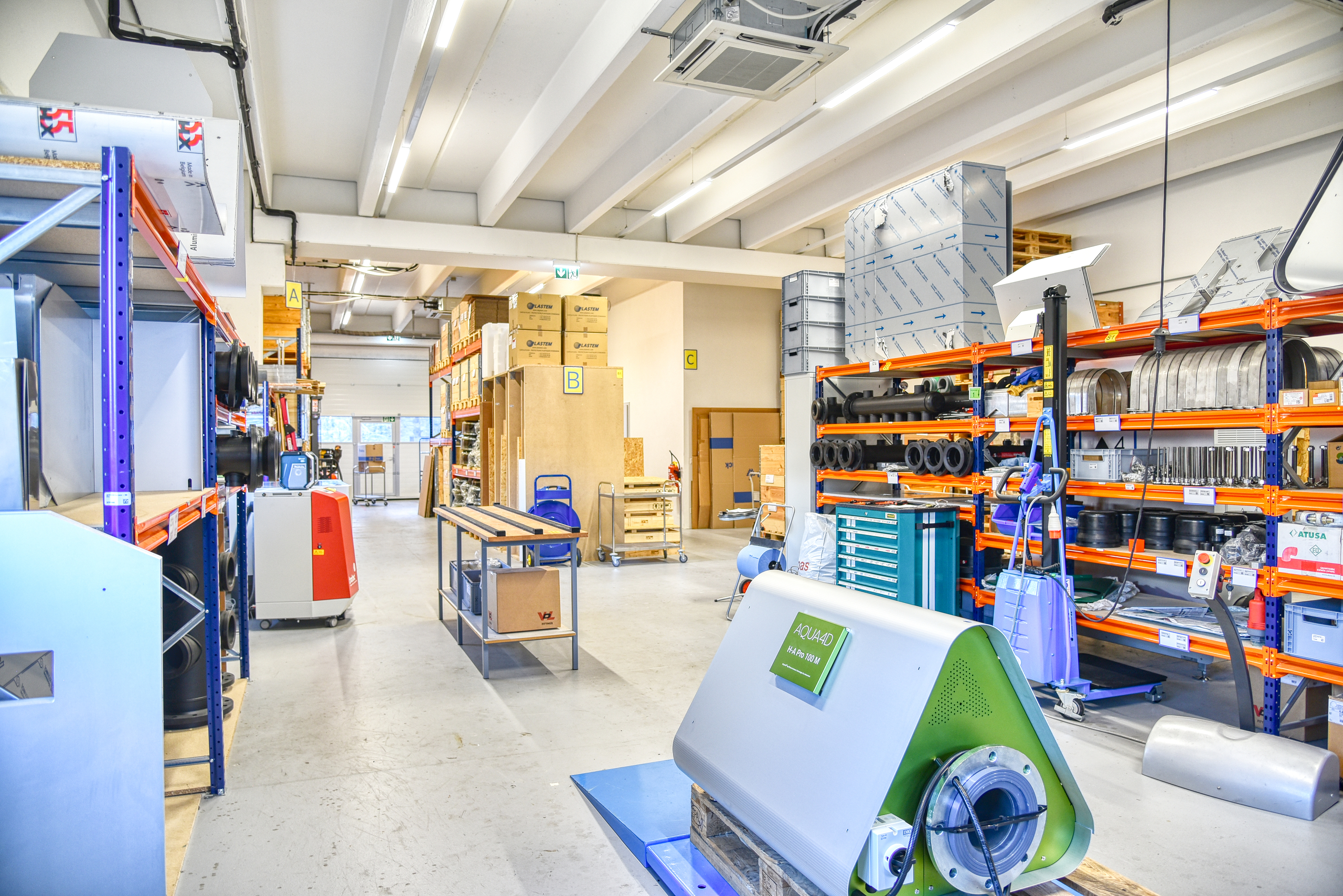 Ecoparc DAVAL - Storage hall Ecoparc DAVAL - Storage hall