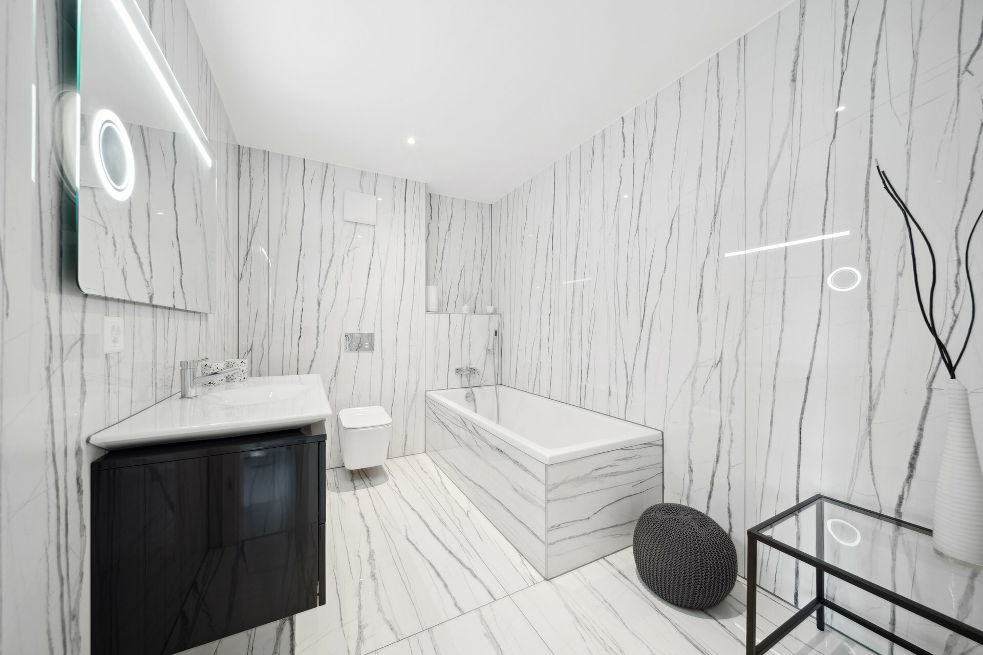 Salle de bain baignoire 