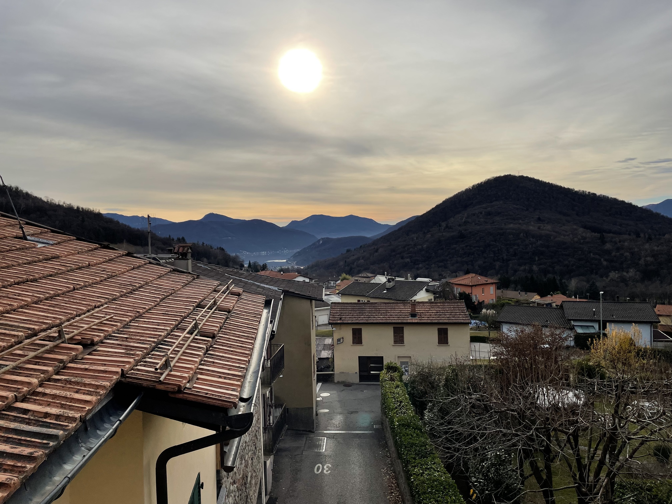 Vista aperta dal salotto del duplex Vista aperta dal salotto del duplex