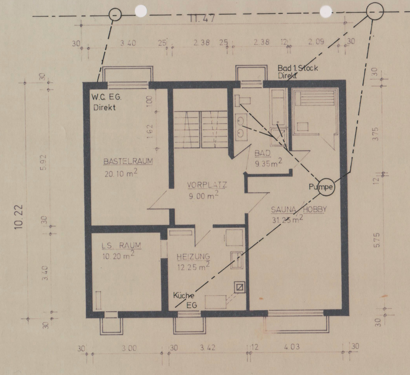 Grundriss Untergeschoss Grundriss Untergeschoss