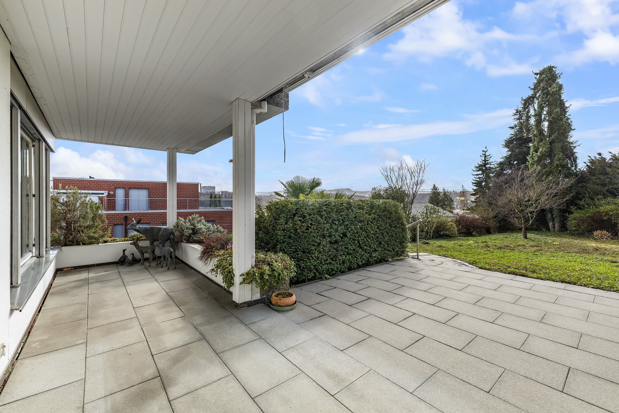 Gartensitzplatz mit Weitsicht