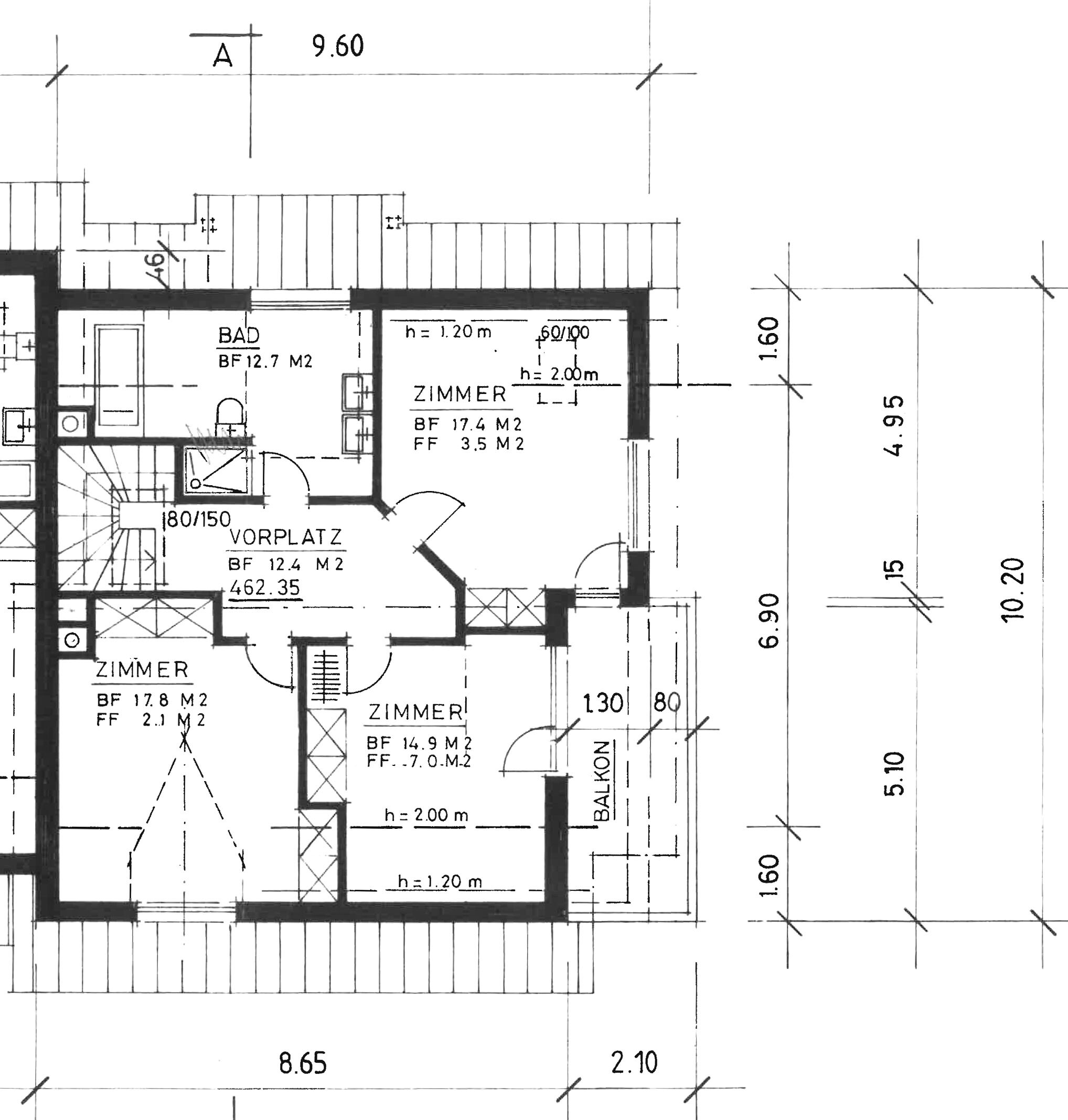 Plan Obergeschoss Plan Obergeschoss