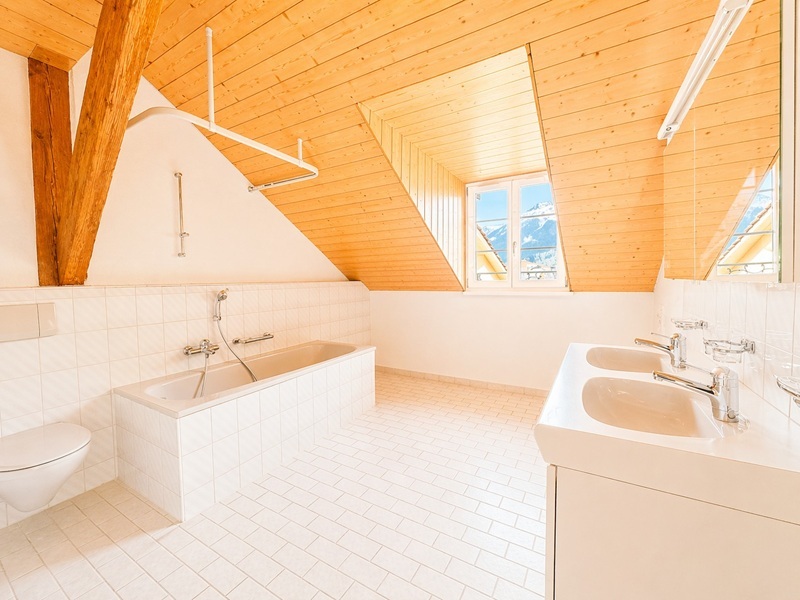 Badezimmer Dachgeschoss