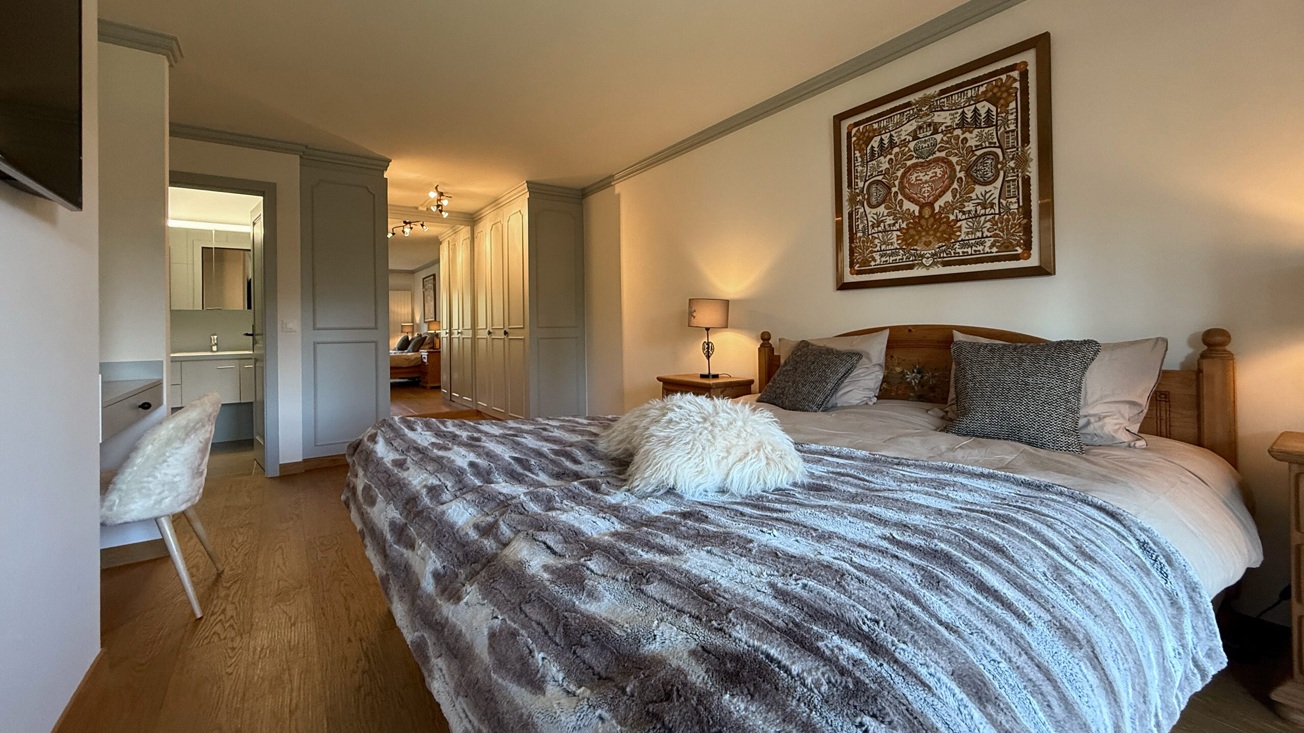Chambre principale avec dressing et salle de douche Chambre principale avec dressing et salle de douche