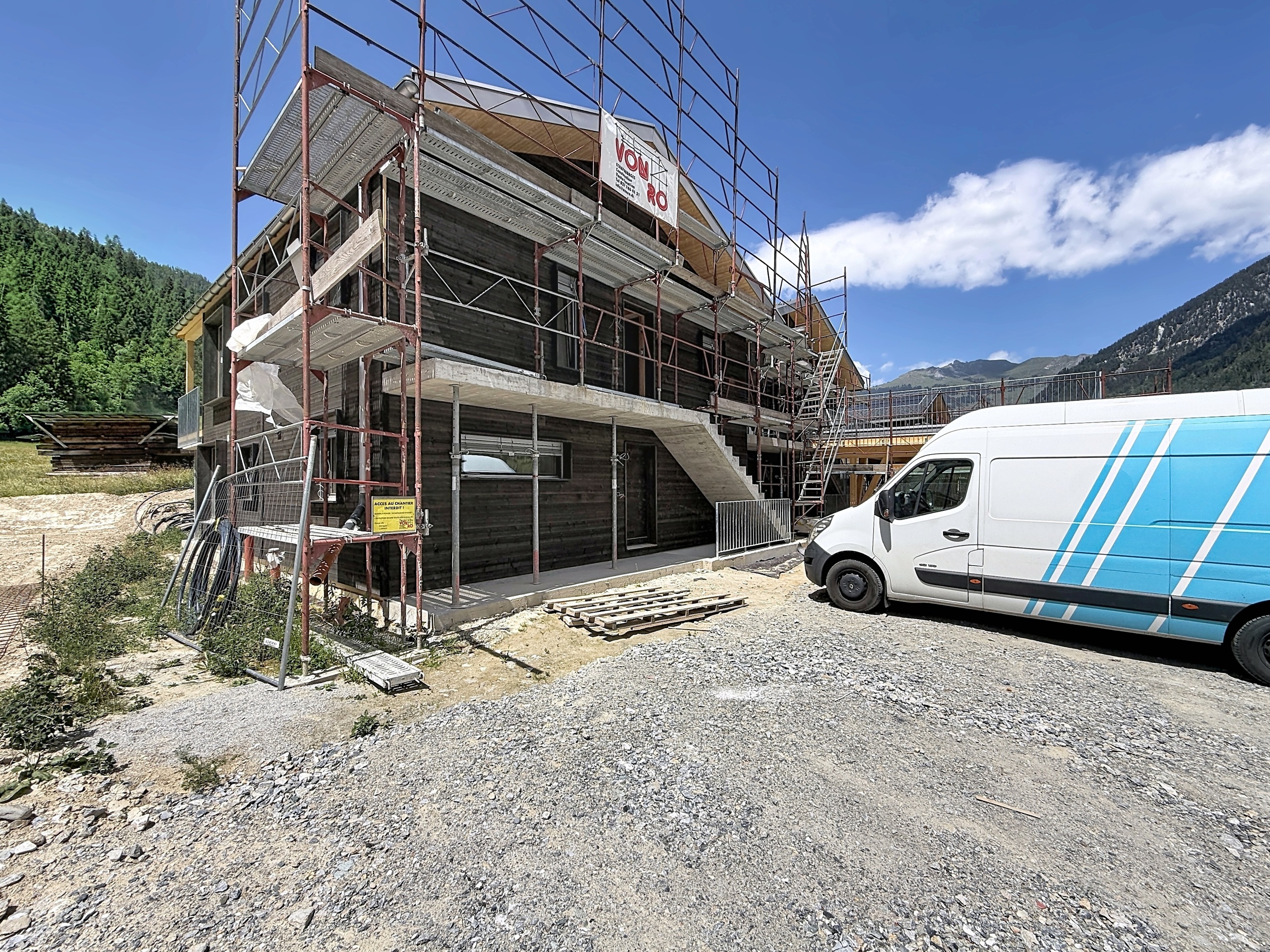 Vue immeuble façade Nord