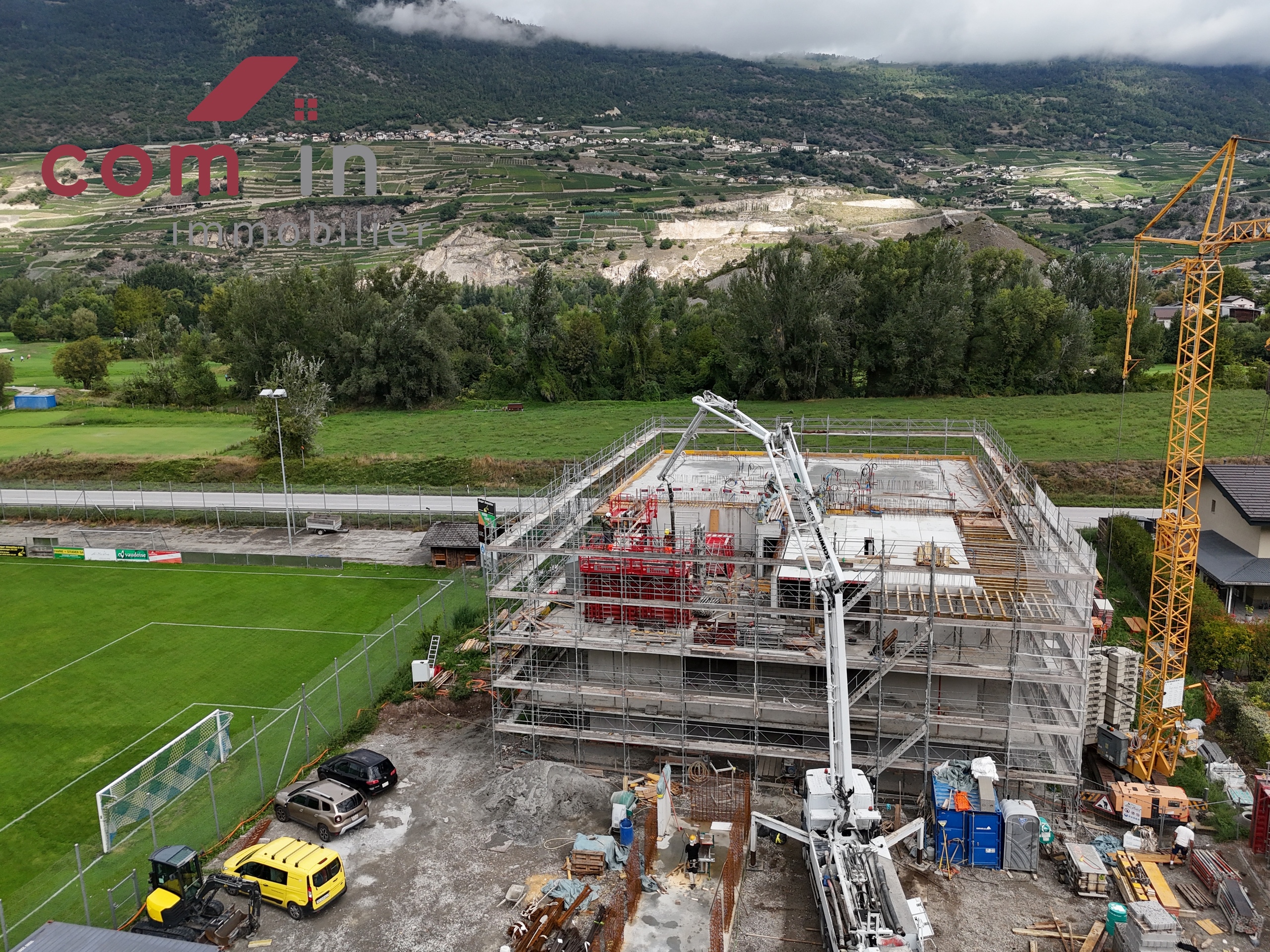 photo de l'avancement de la construction (début septembre 2026)