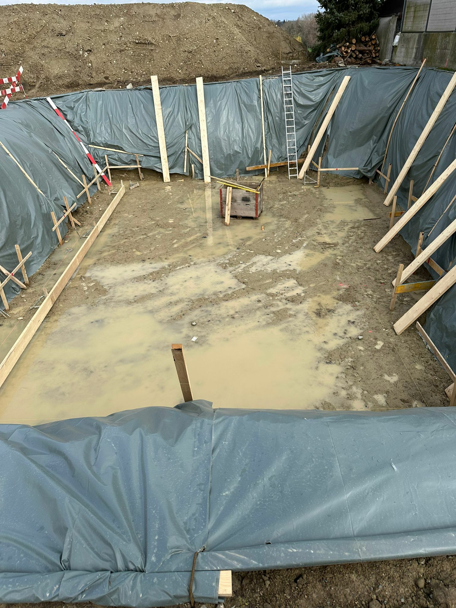 chantier en mars 2023
