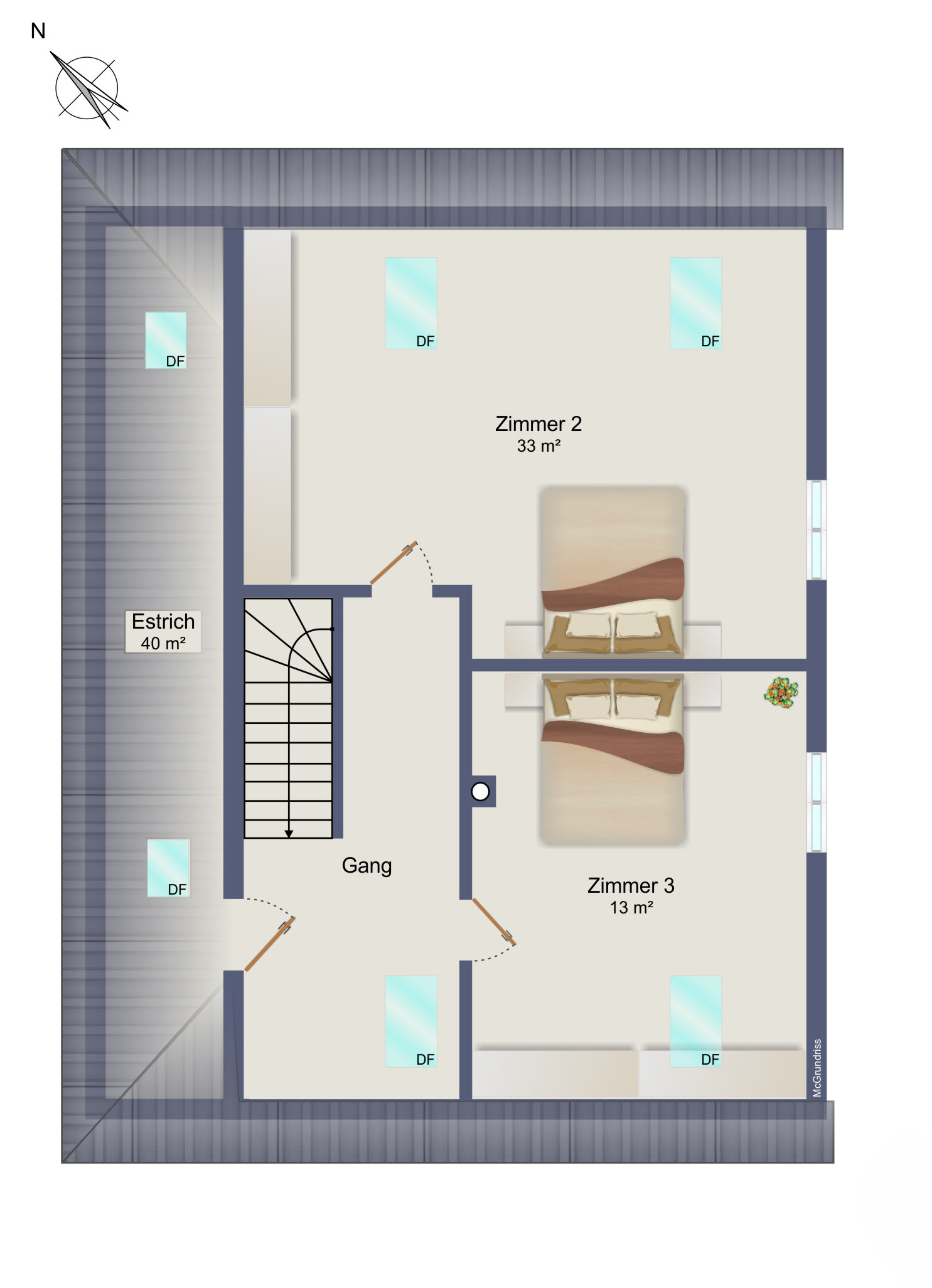 Grundriss Dachgeschoss