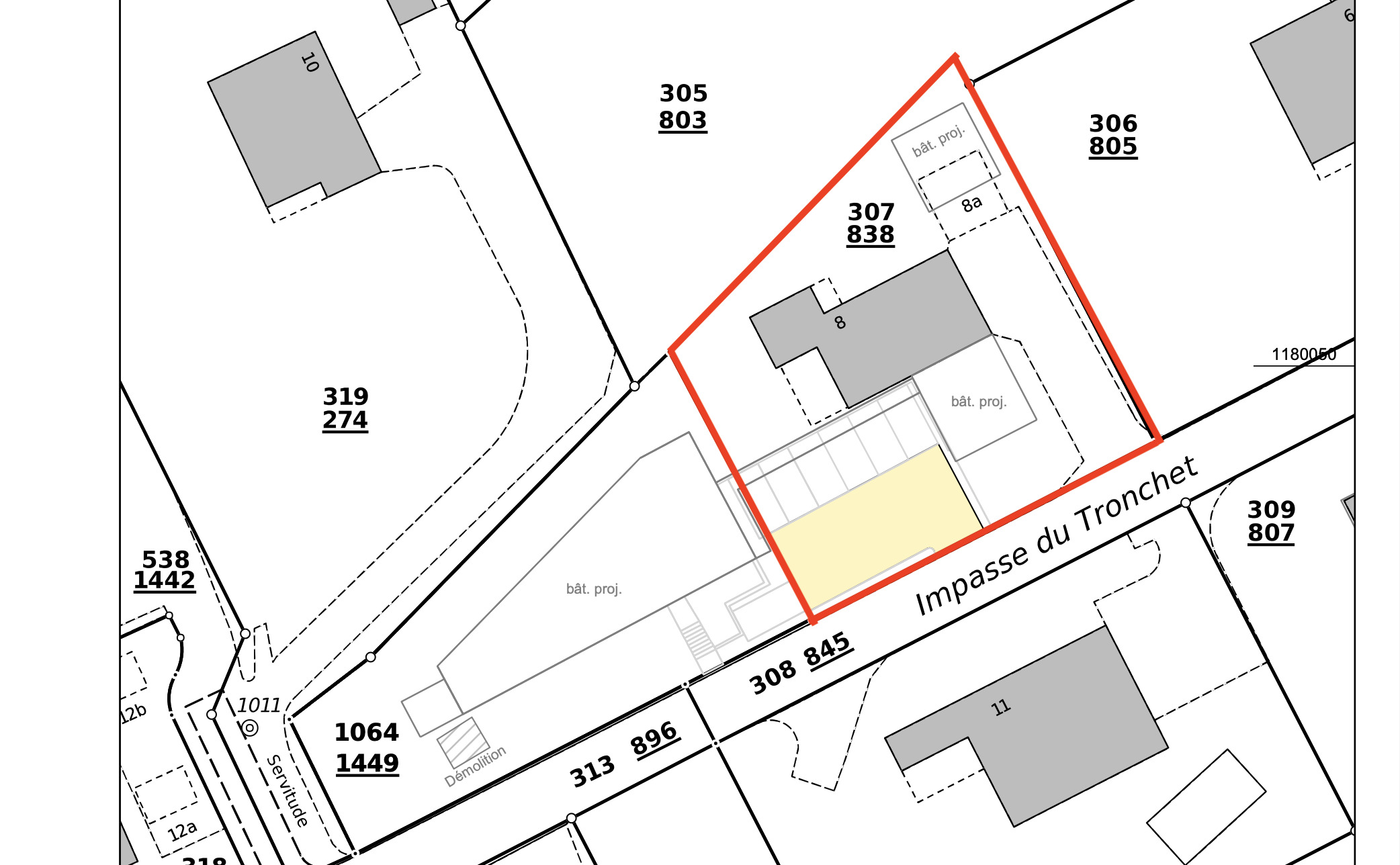 Plan du géomètre (travaux) Plan du géomètre (travaux)
