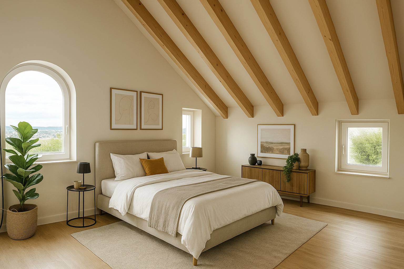 Crissier | Maison Jumelle F1 | Chambre parentale Crissier | Maison Jumelle F1 | Chambre parentale