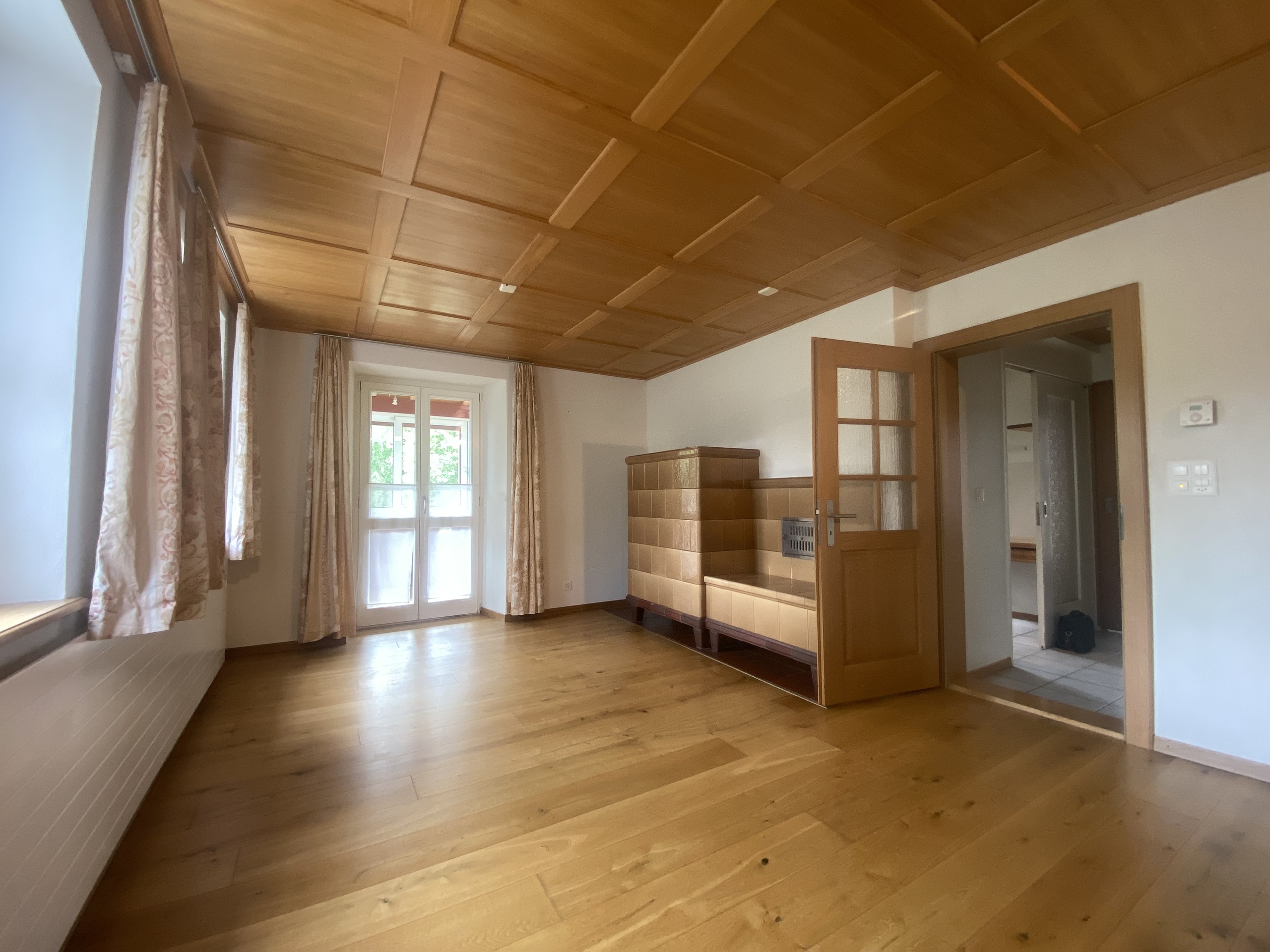 Wohnzimmer mit Ofen