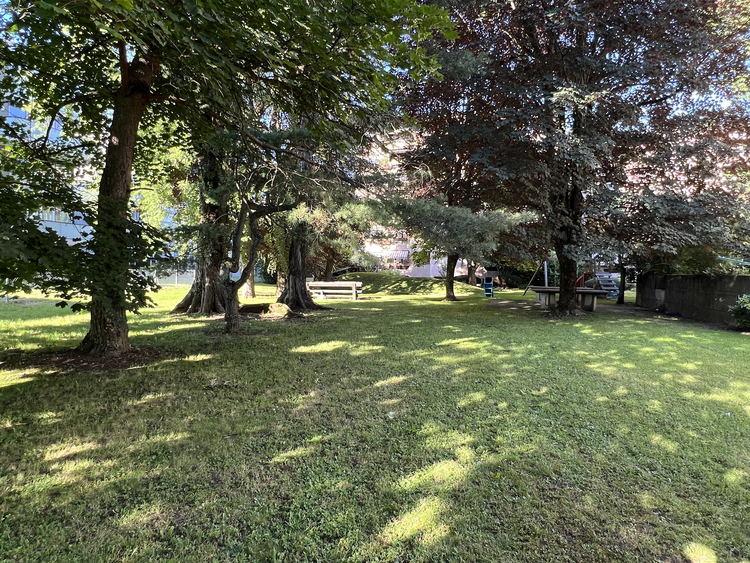 Shared playground/picnic area Shared playground/picnic area