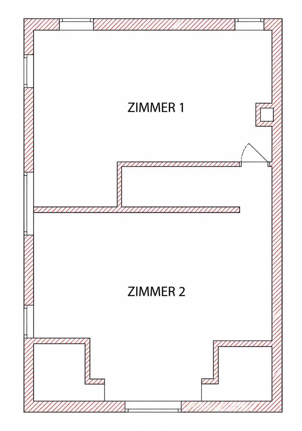 Grundriss OG ( nicht aktuell Balkon fehlt)