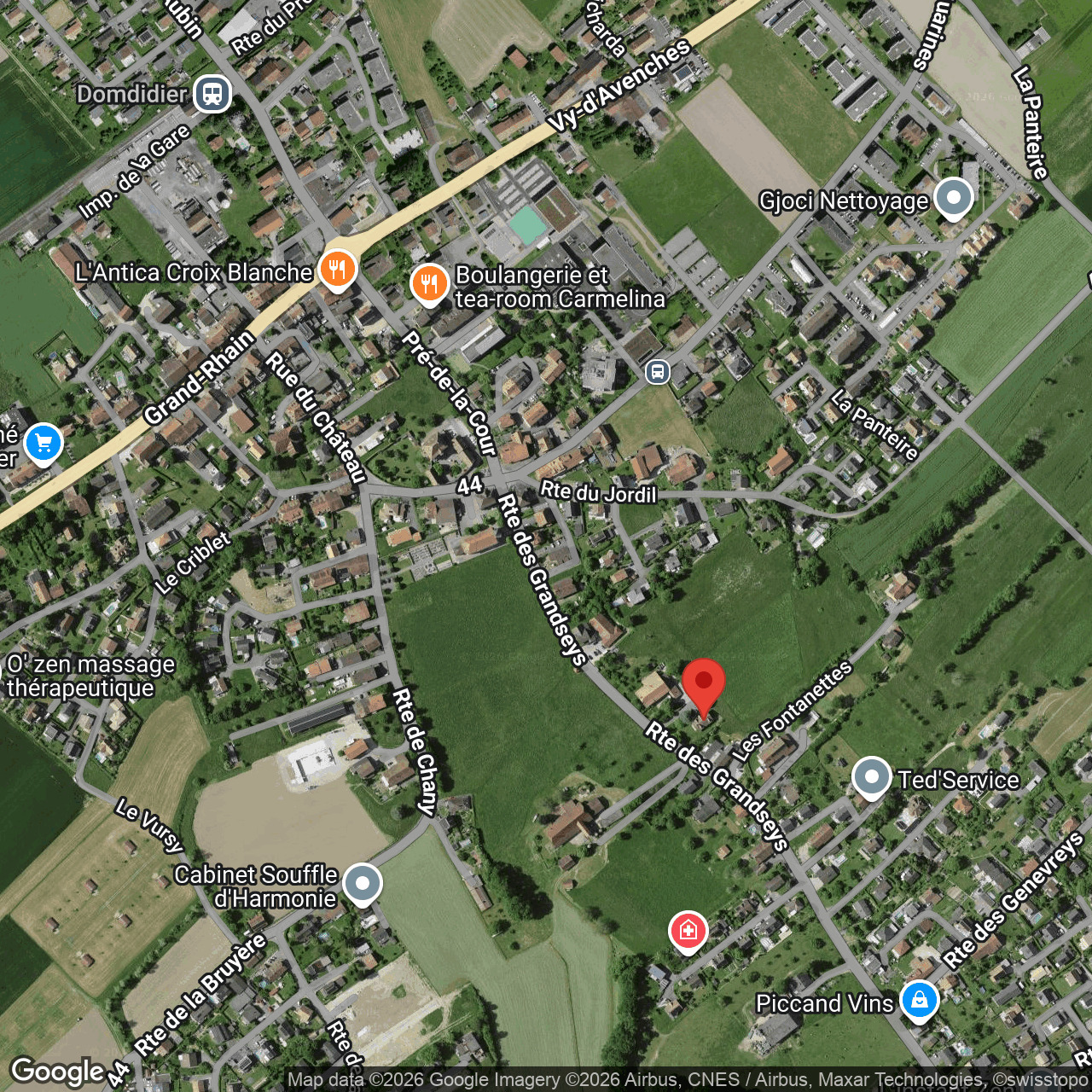 Adresse : Rte des Grandseys 31, 1564 Domdidier / FR Adresse : Rte des Grandseys 31, 1564 Domdidier / FR