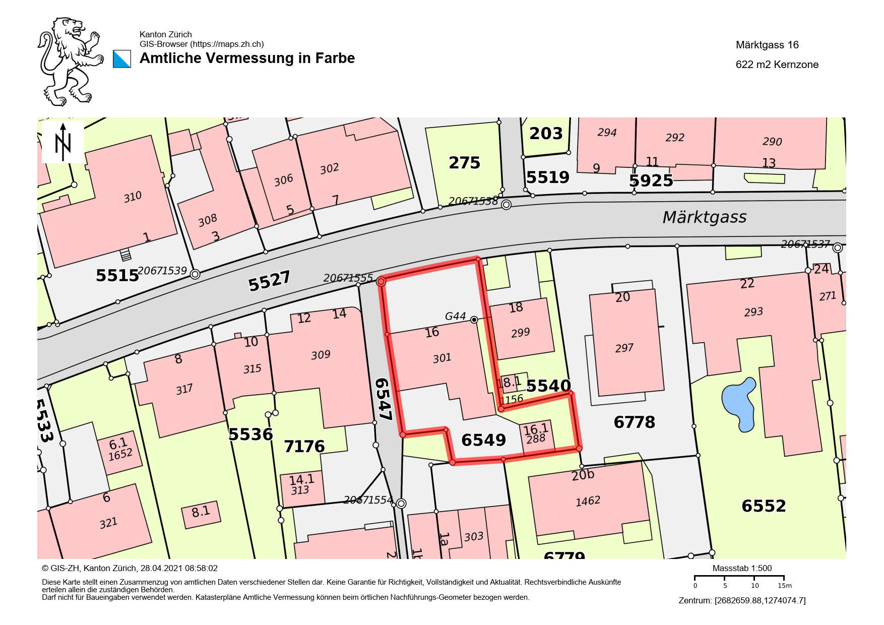Kat.-Plan 1-500 Kat.-Plan 1-500