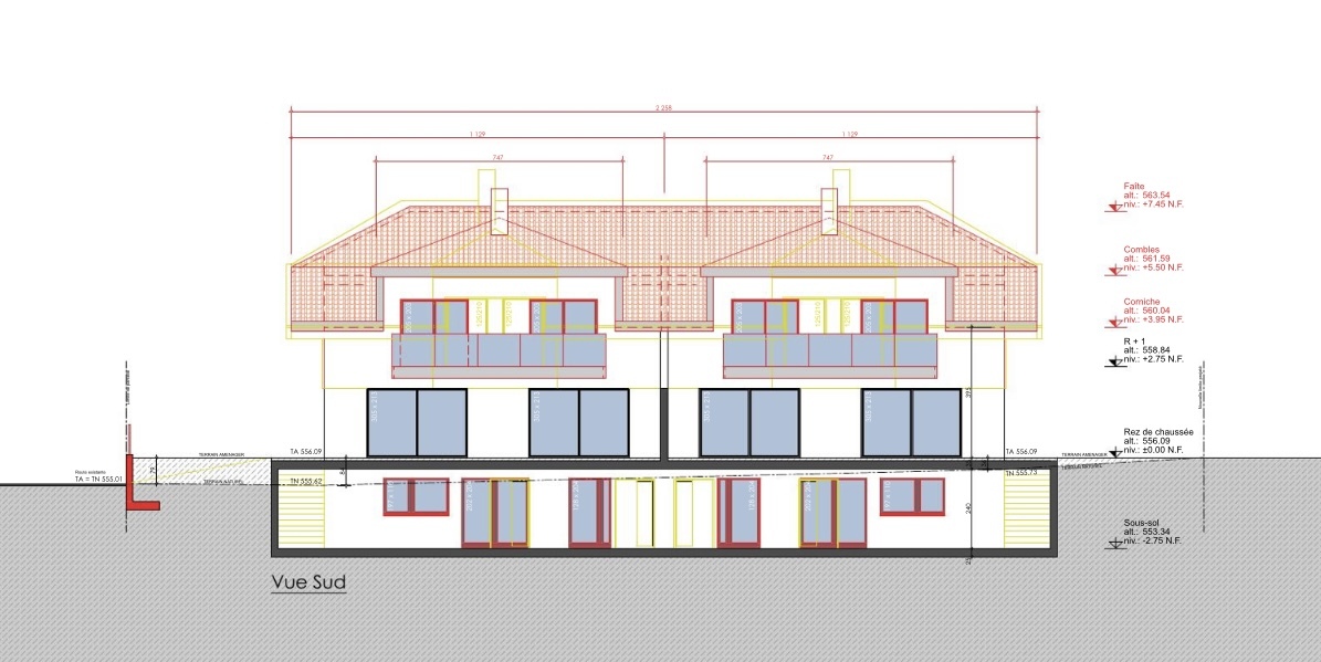 Façade sud Façade sud