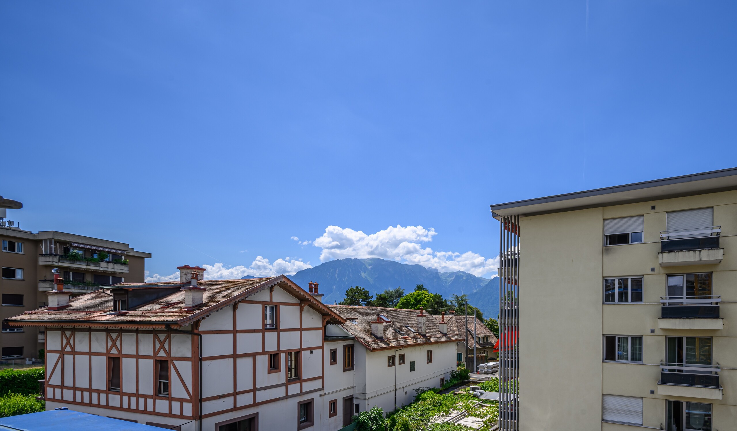 Vue depuis le balcon