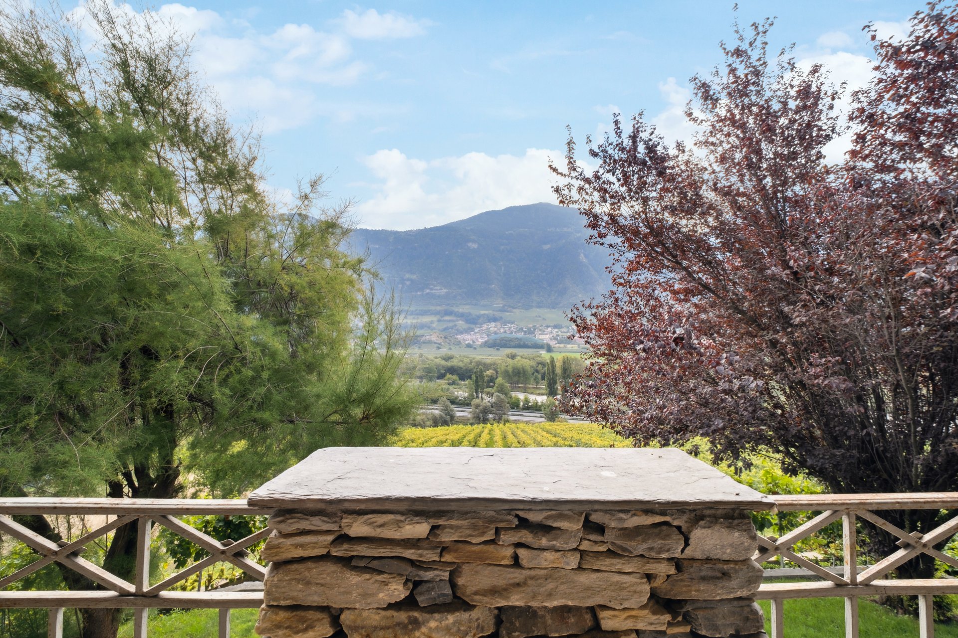 Blick von der Terrasse Blick von der Terrasse