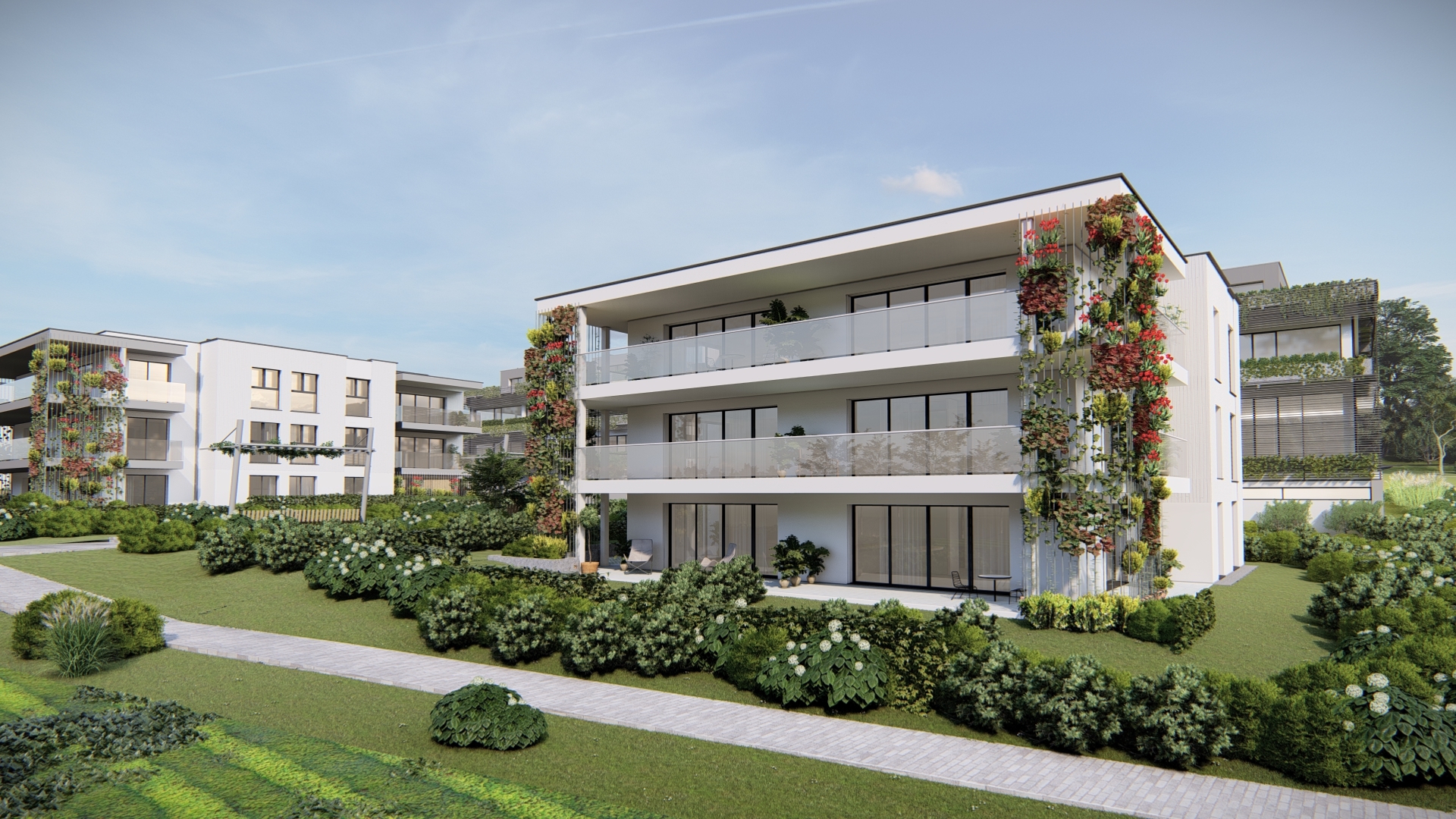 Immosol | Les Haies Vives au Mont-sur-Lausanne | Perspective