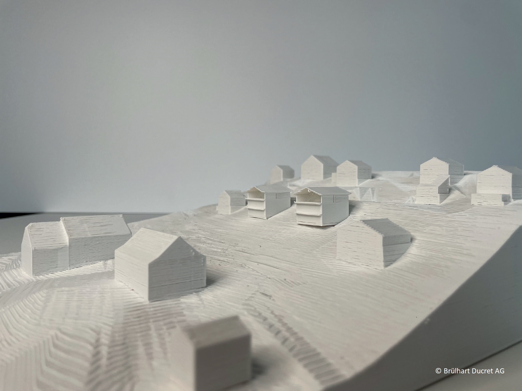 Photo de la maquette du projet (selon permis de construire en force, non contractuelle)