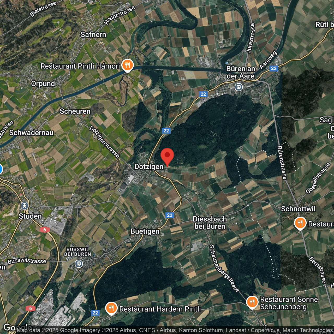 Gut geschützt und ruhig am Dotzigeberg gelegen: Rebenweg 37. Gut geschützt und ruhig am Dotzigeberg gelegen: Rebenweg 37.