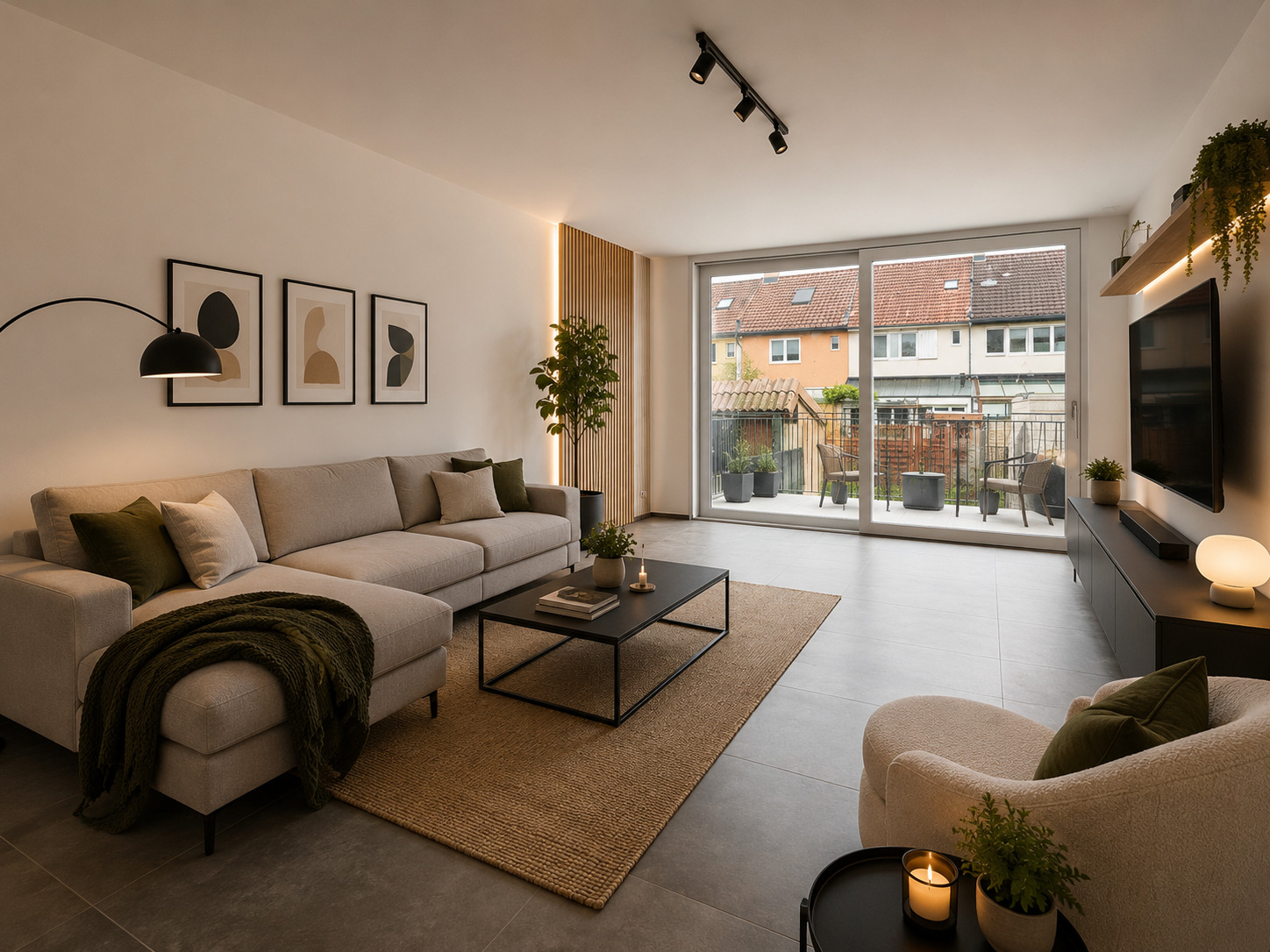 Wohnzimmer Erdgeschoss Visualisierung