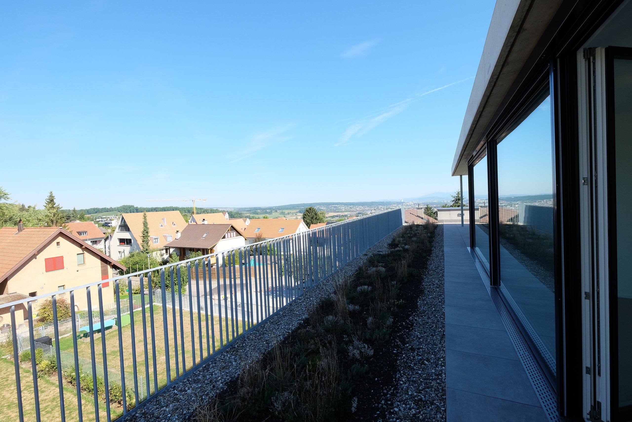 Aussicht von der Wohnung 