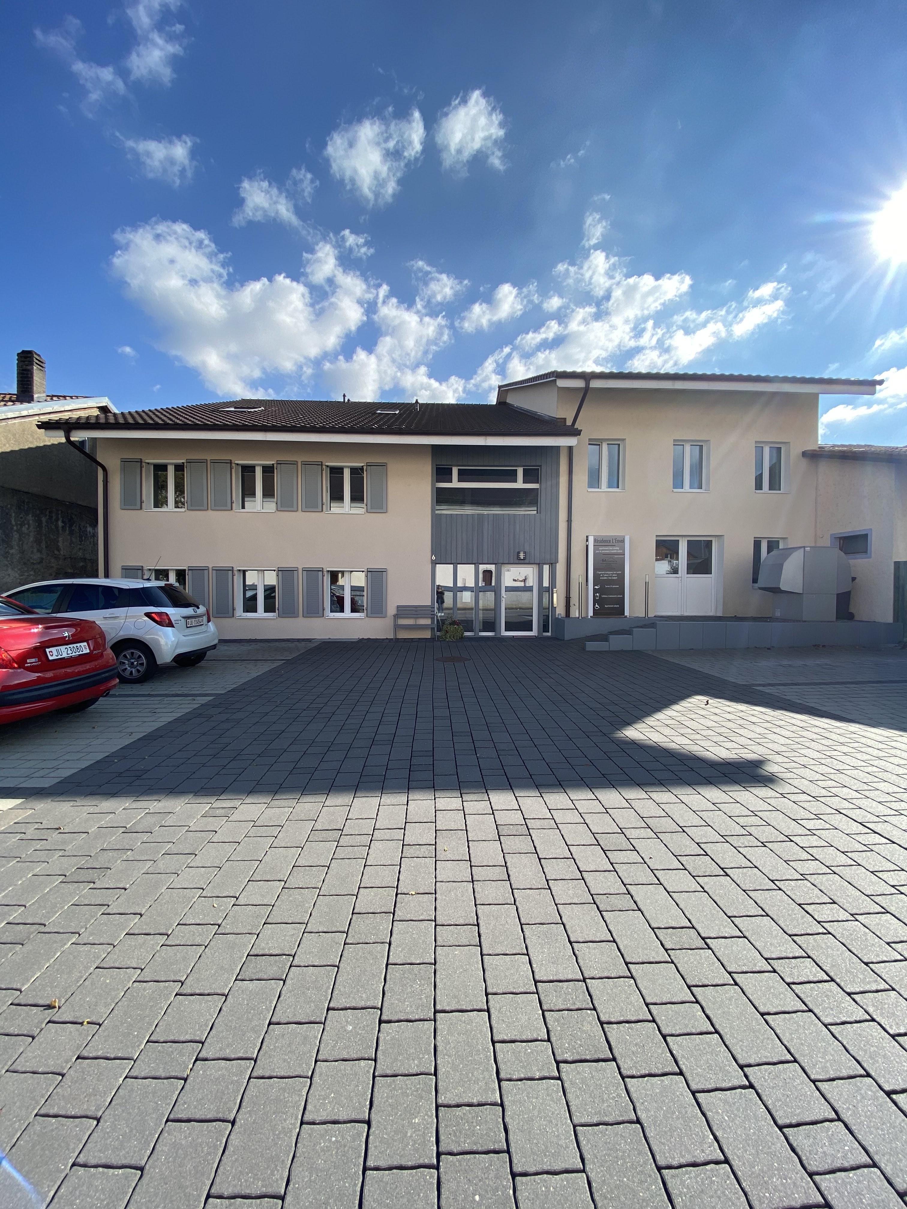 Résidence vue de l'extérieur